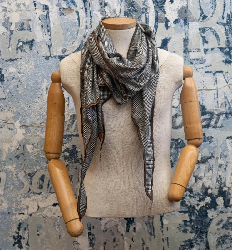Checkmate Houndstooth Scarf made by Late Sunday Afternoon
