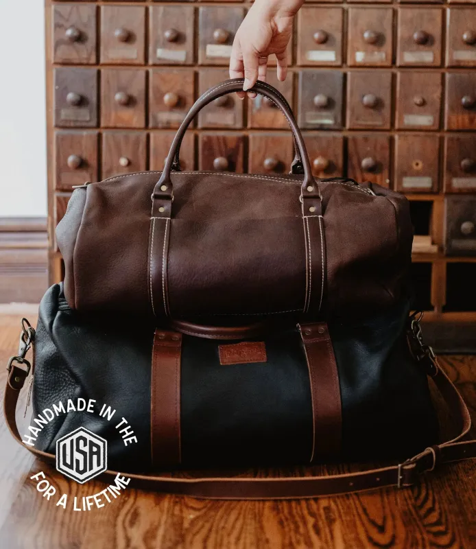 Nomad Duffle Bag - USA Made sold by Late Sunday Afternoon