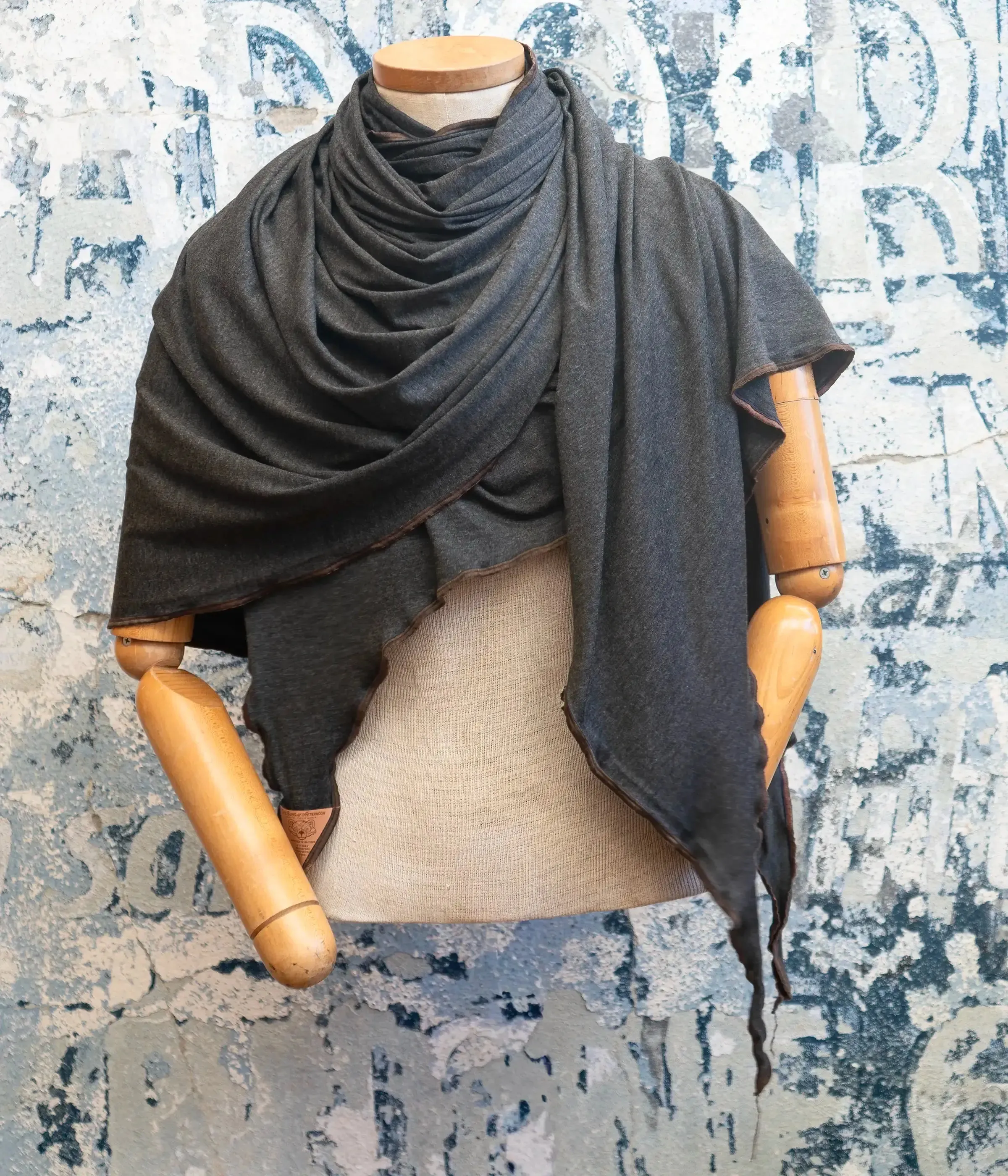 Smokey Grey Snuggle Scarf sold by Late Sunday Afternoon product image thumbnail 5