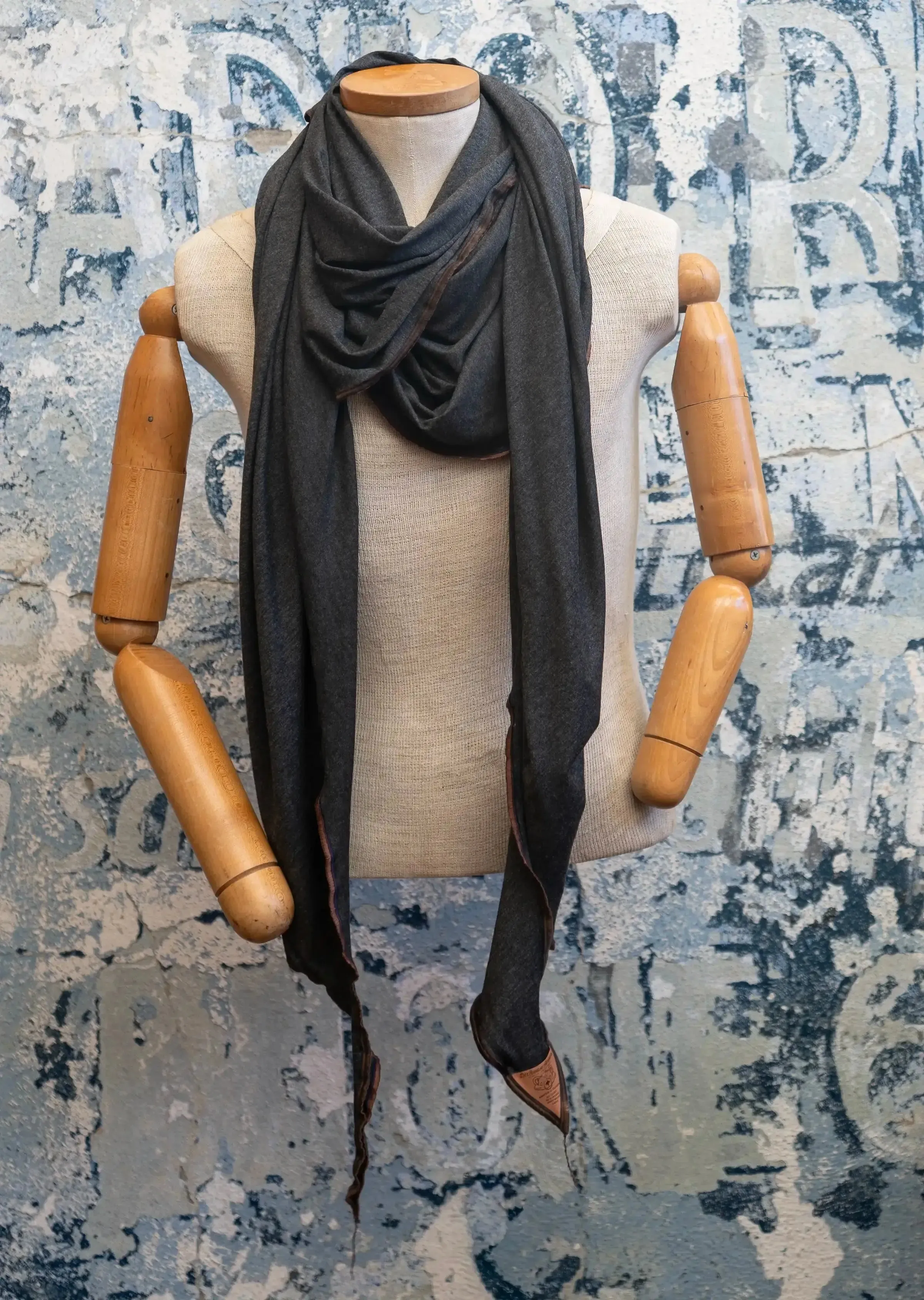 Smokey Grey Snuggle Scarf sold by Late Sunday Afternoon product image thumbnail 3