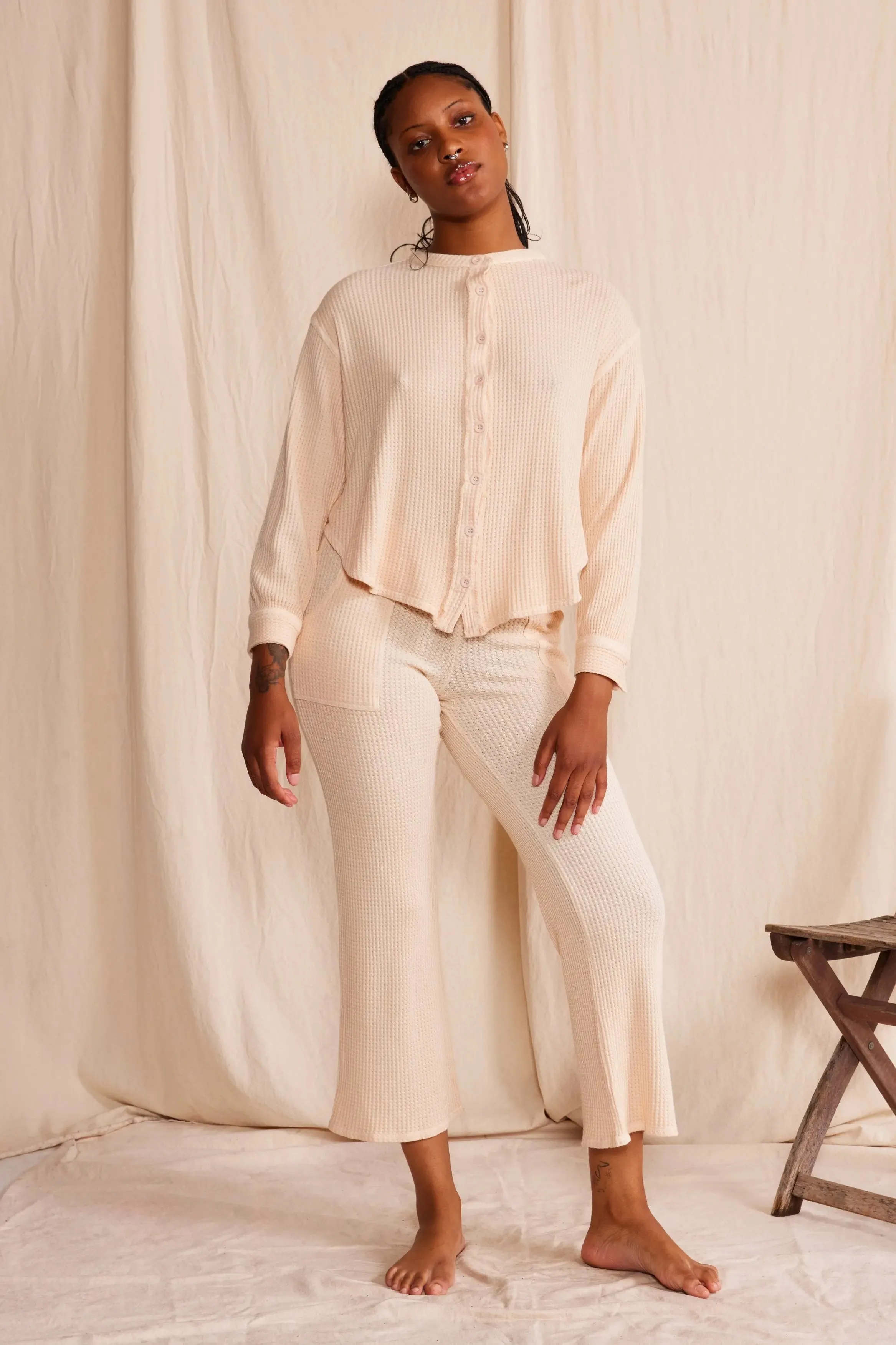 Quinn Waffle Top sold by Late Sunday Afternoon product image thumbnail 4