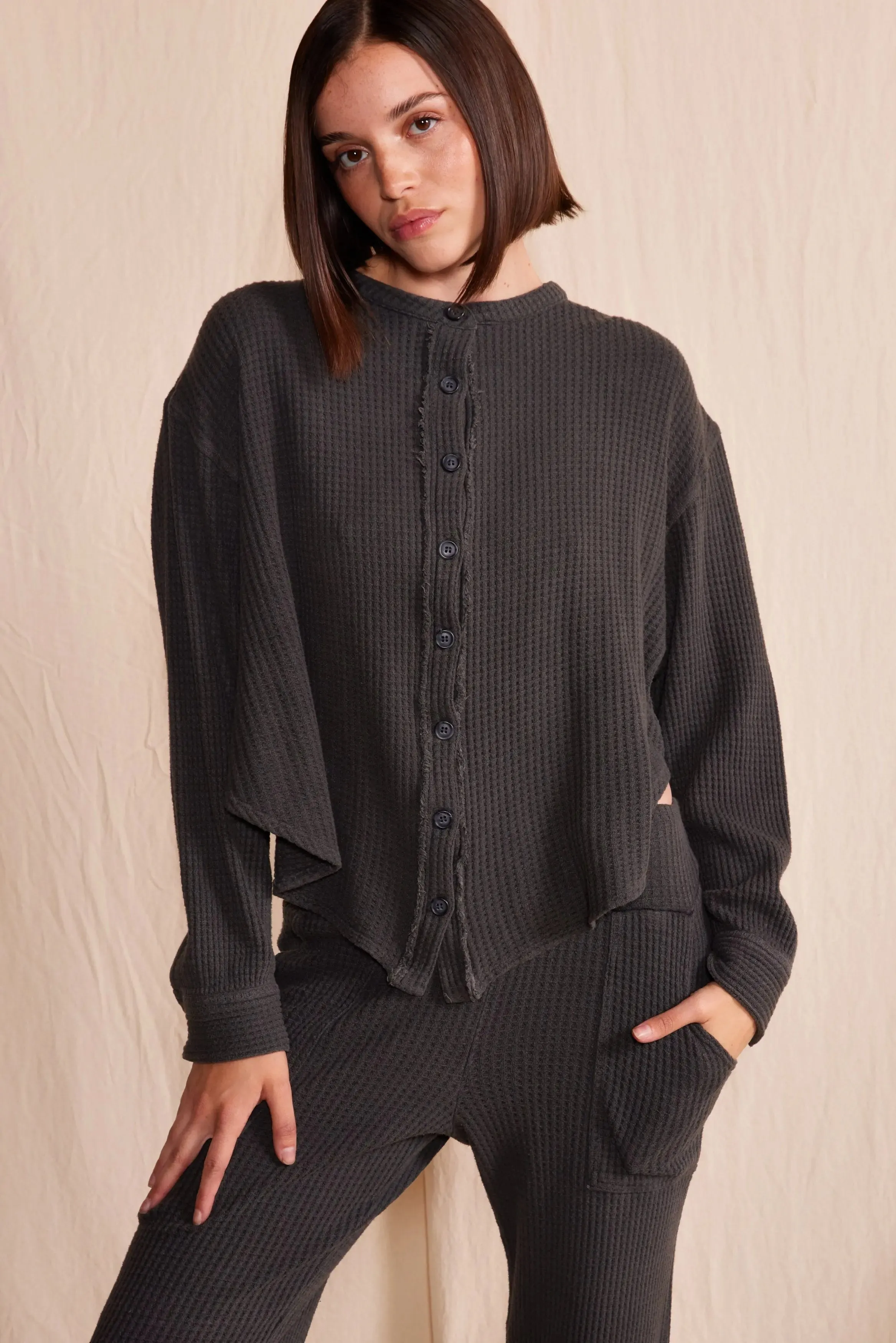 Quinn Waffle Top sold by Late Sunday Afternoon