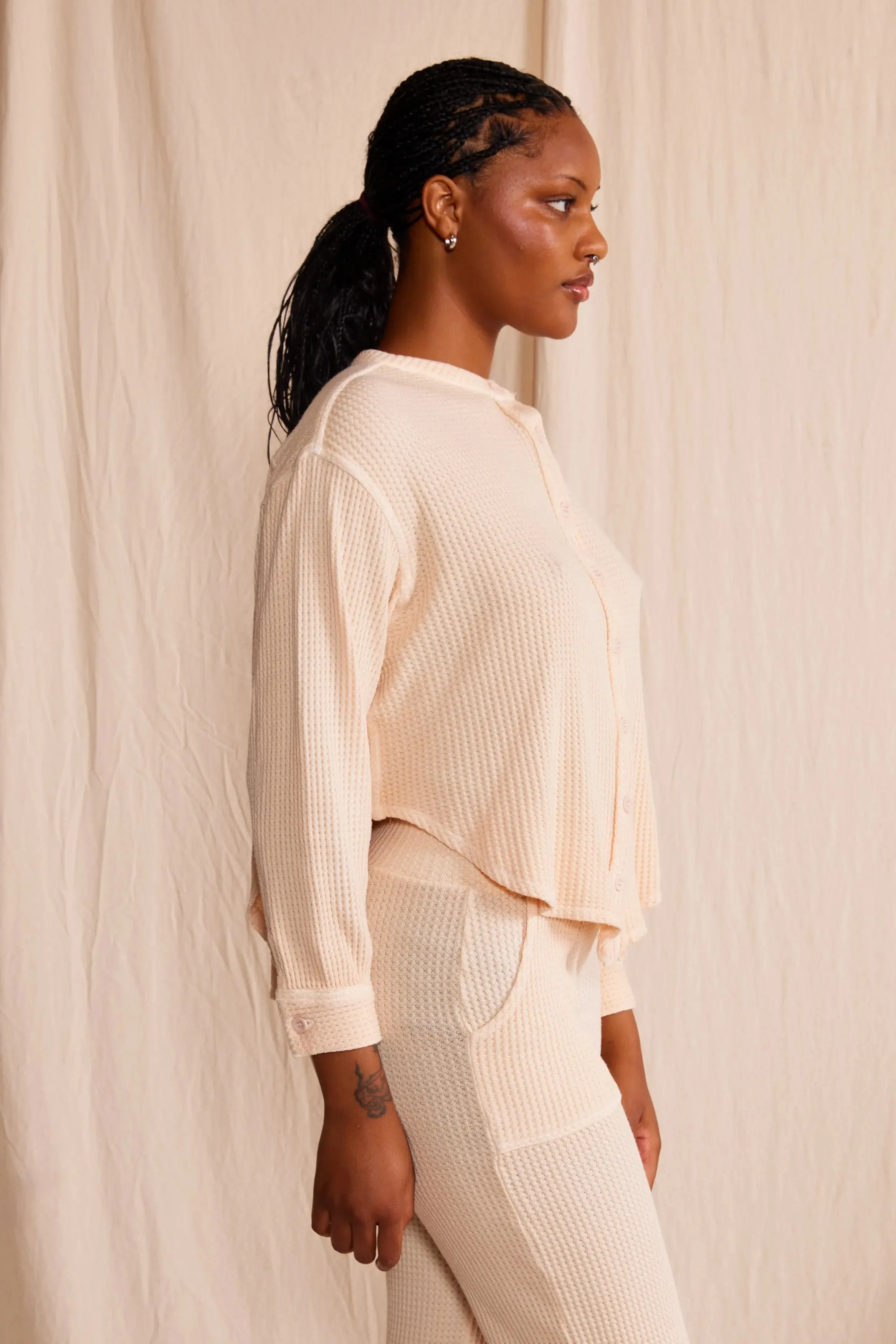 Quinn Waffle Top sold by Late Sunday Afternoon product image thumbnail 5