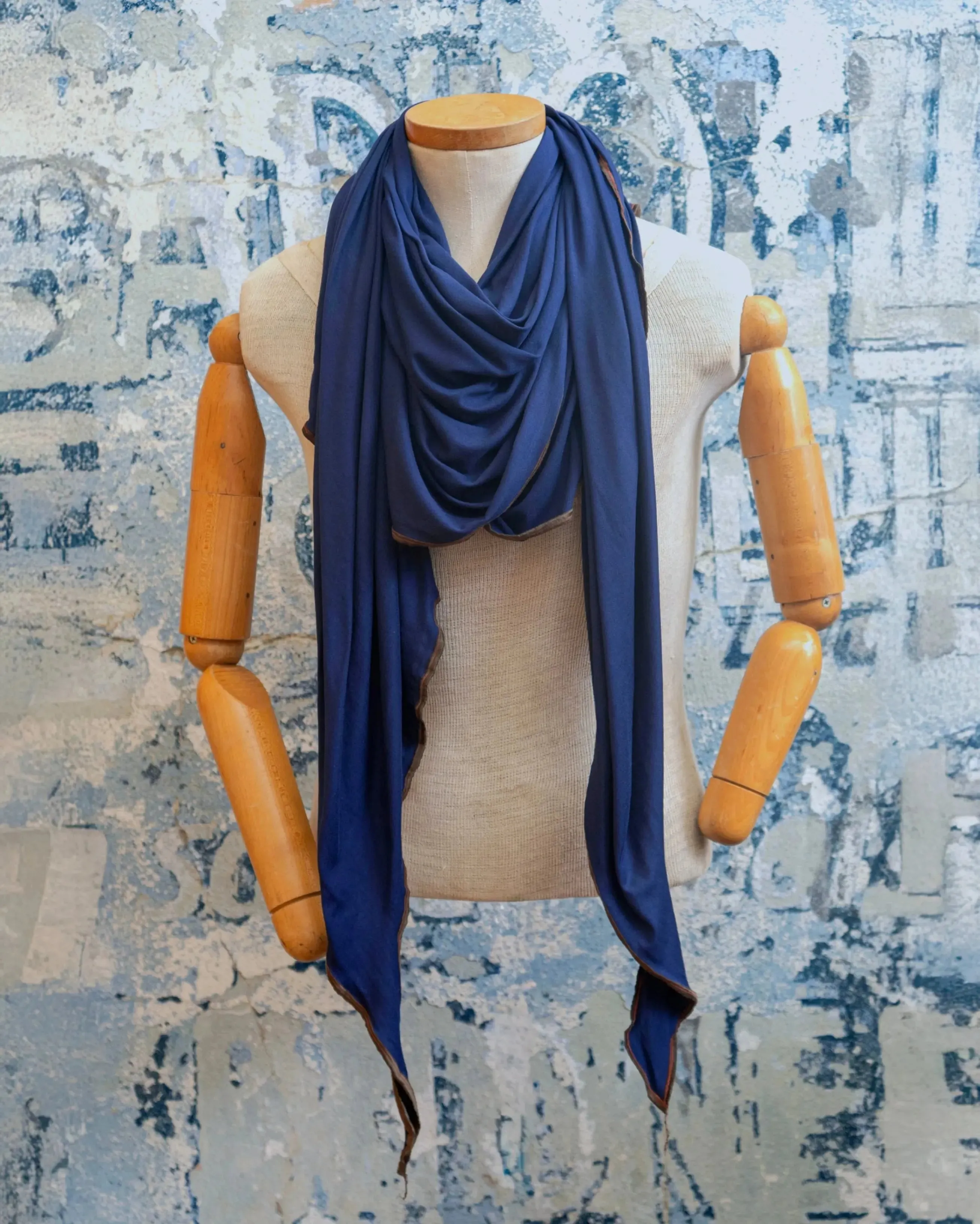 Navy Snuggles Scarf sold by Late Sunday Afternoon product image thumbnail 4