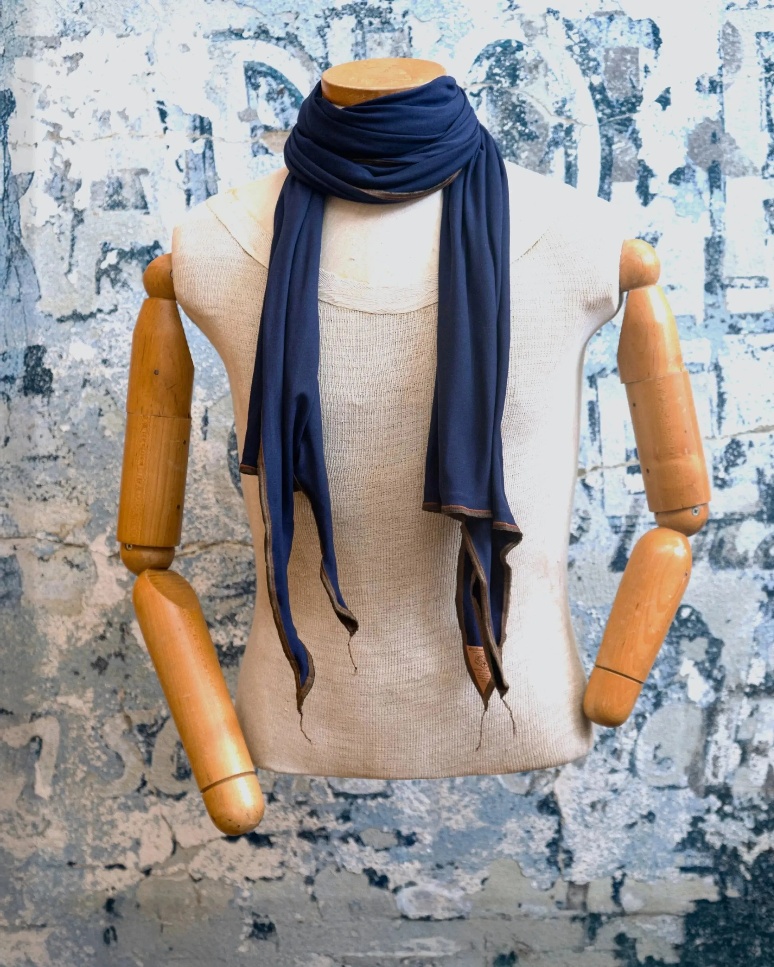 Navy Snuggles Scarf sold by Late Sunday Afternoon product image thumbnail 2