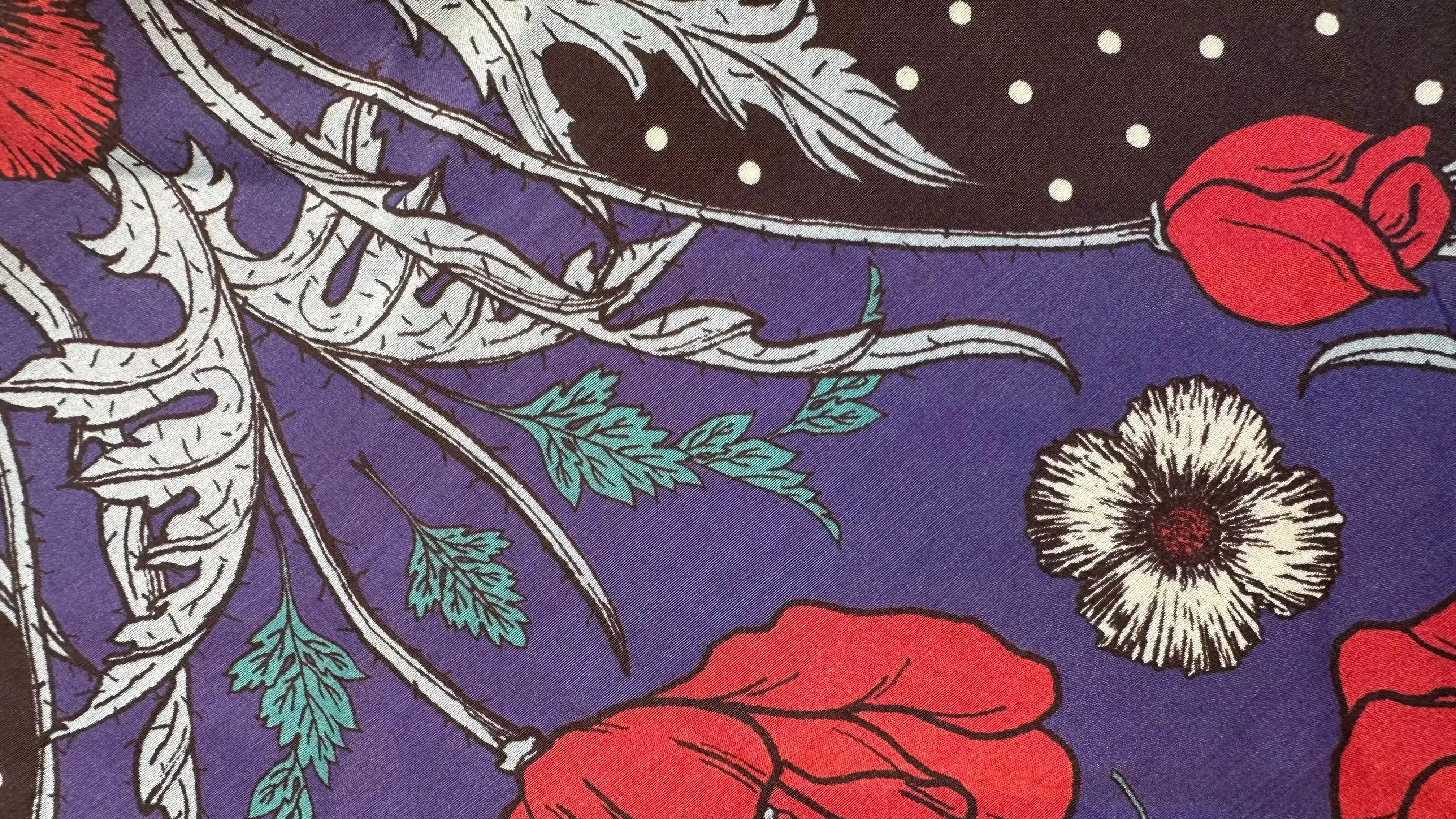 California Poppy Bandana sold by Late Sunday Afternoon product image thumbnail 5