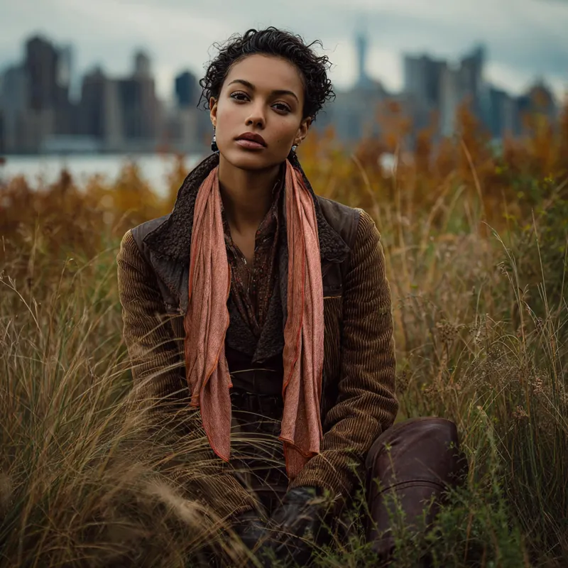 Sunset Adventure Scarf sold by Late Sunday Afternoon