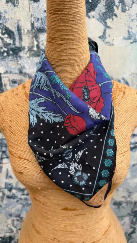 California Poppy Kerchief sold by Late Sunday Afternoon
