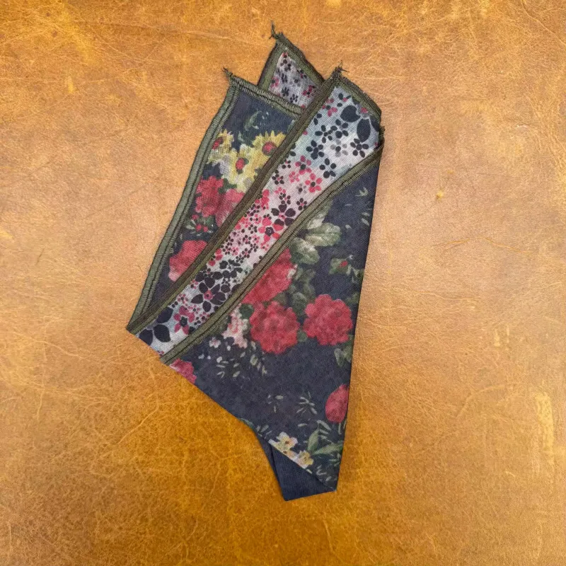 Tokyo Blossoms Pocket Square sold by Late Sunday Afternoon
