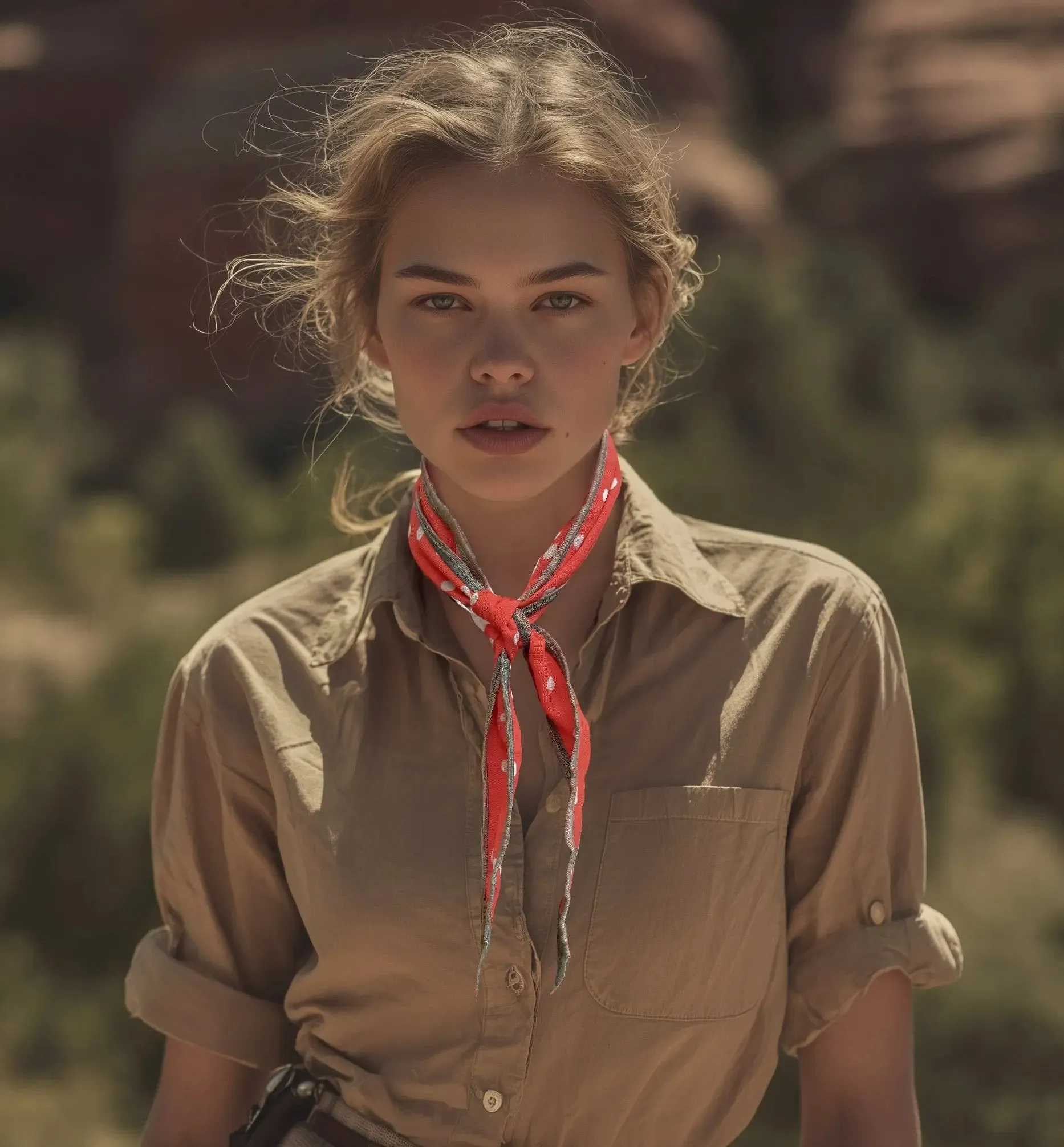 Spots of Summer Neck Scarf sold by Late Sunday Afternoon