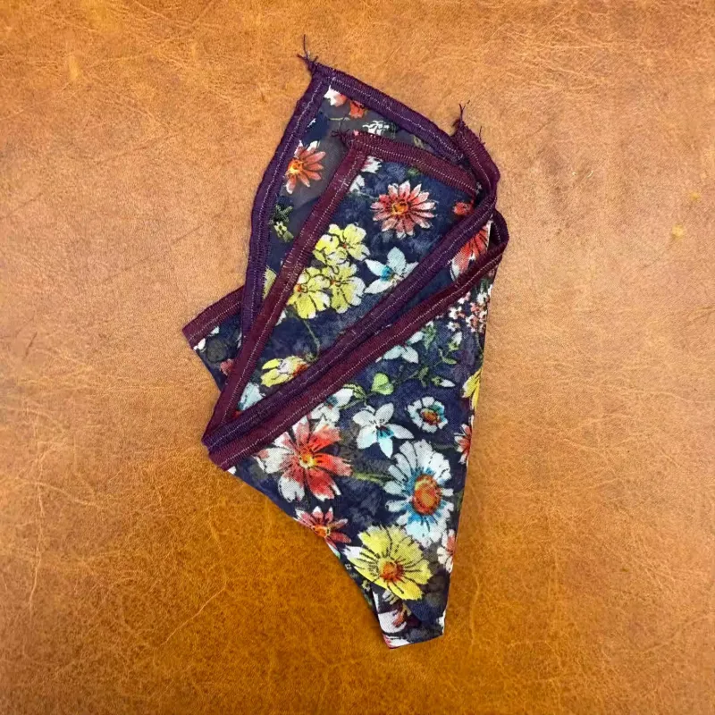Madam Flower Pocket Square sold by Late Sunday Afternoon