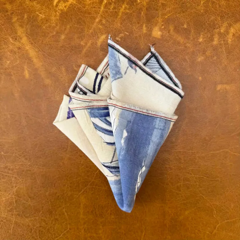 Cape Cod Pocket Square sold by Late Sunday Afternoon