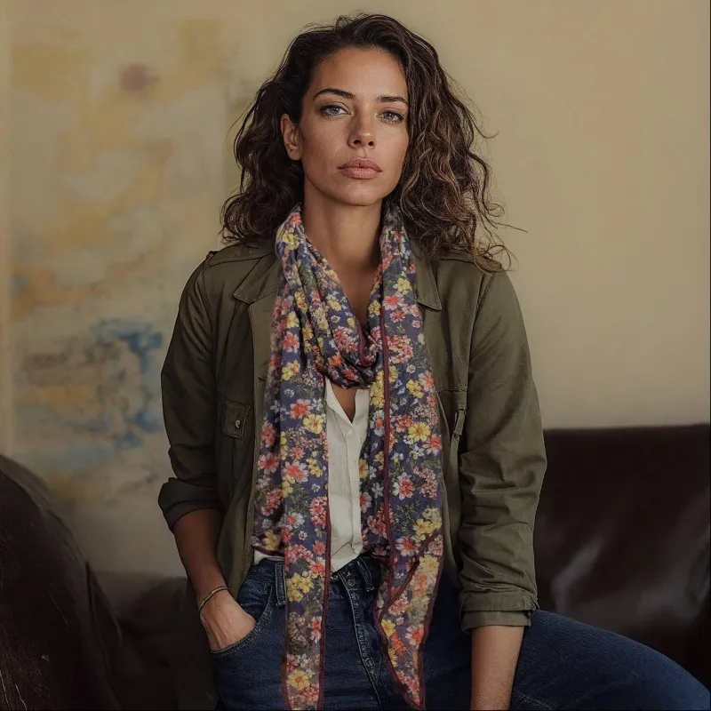 Madam Flower Scarf sold by Late Sunday Afternoon