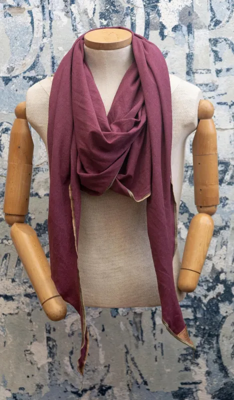 Heathered Raspberry Snuggles Scarf sold by Late Sunday Afternoon