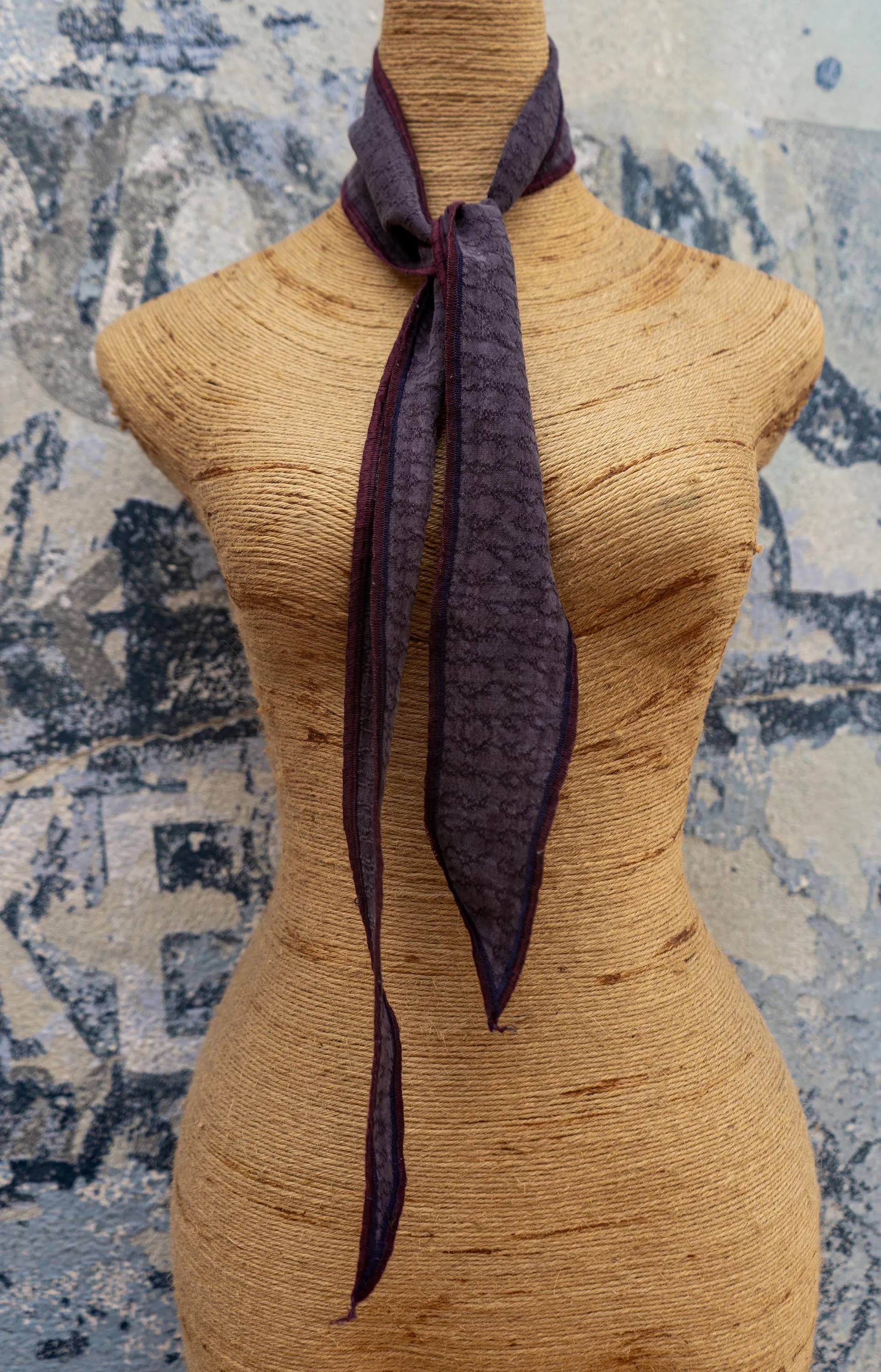 Kyoto Indigo Neck Scarf sold by Late Sunday Afternoon product image thumbnail 2