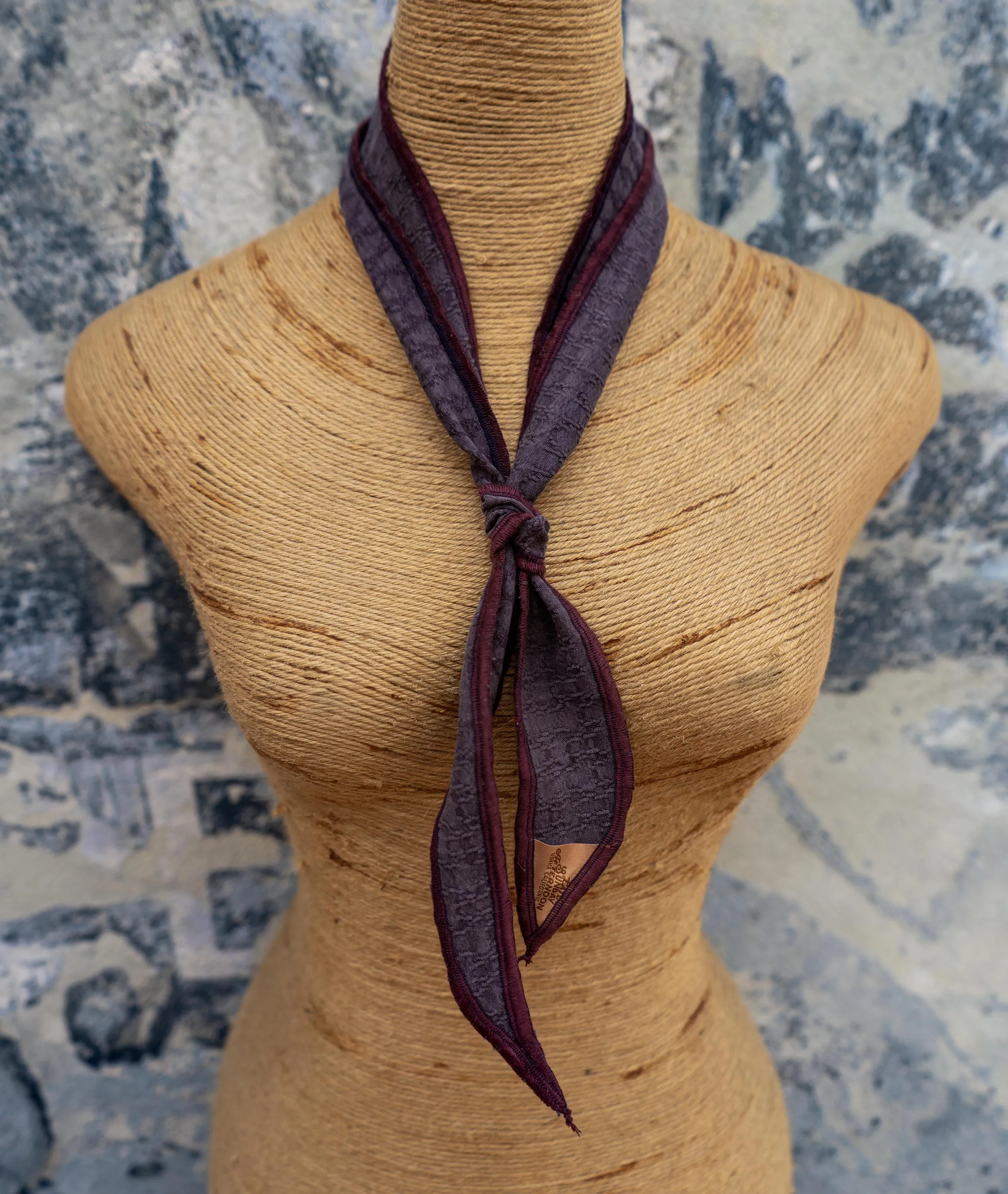 Kyoto Indigo Neck Scarf sold by Late Sunday Afternoon product image thumbnail 4