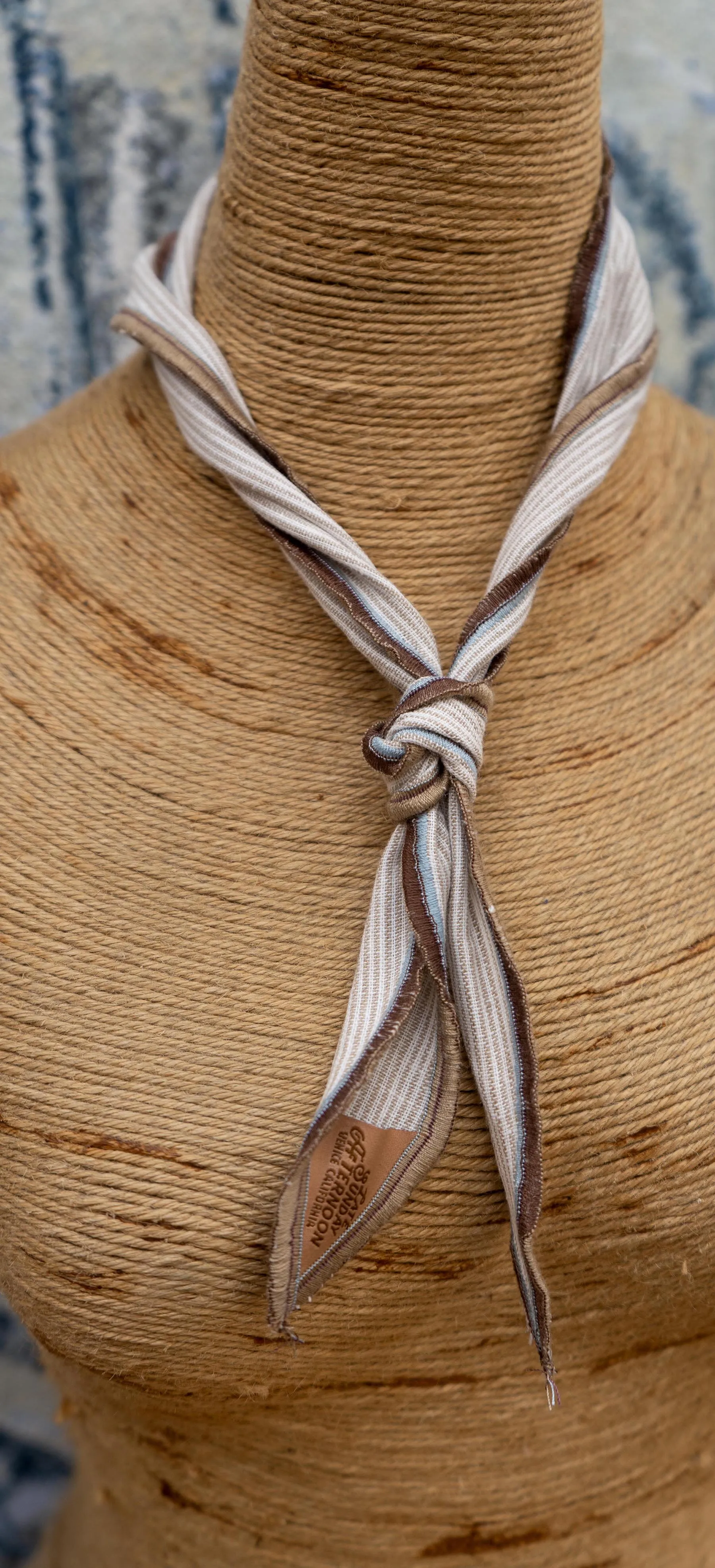 Burlington Beige Neck Scarf sold by Late Sunday Afternoon product image thumbnail 4