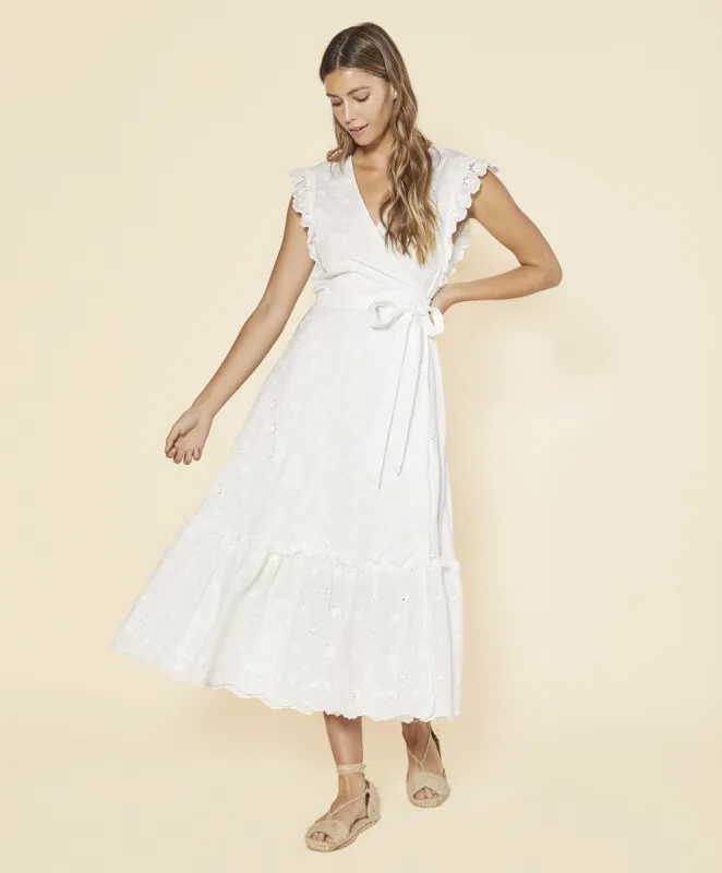 Kahlo Wrap Dress - Outerworn sold by Outerknown