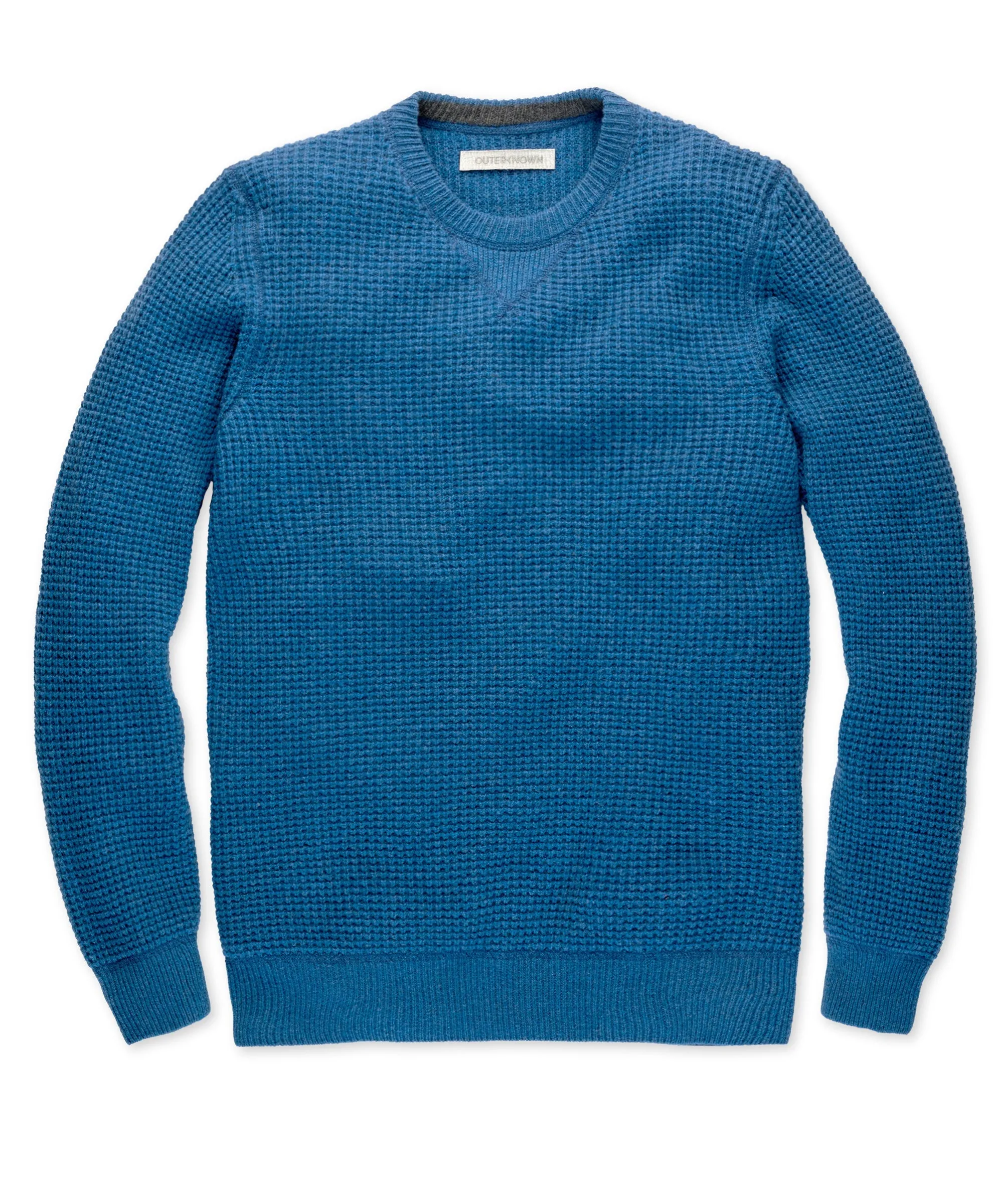 Reimagine Cashmere Waffle Crew - Outerworn sold by Outerknown product image thumbnail 2