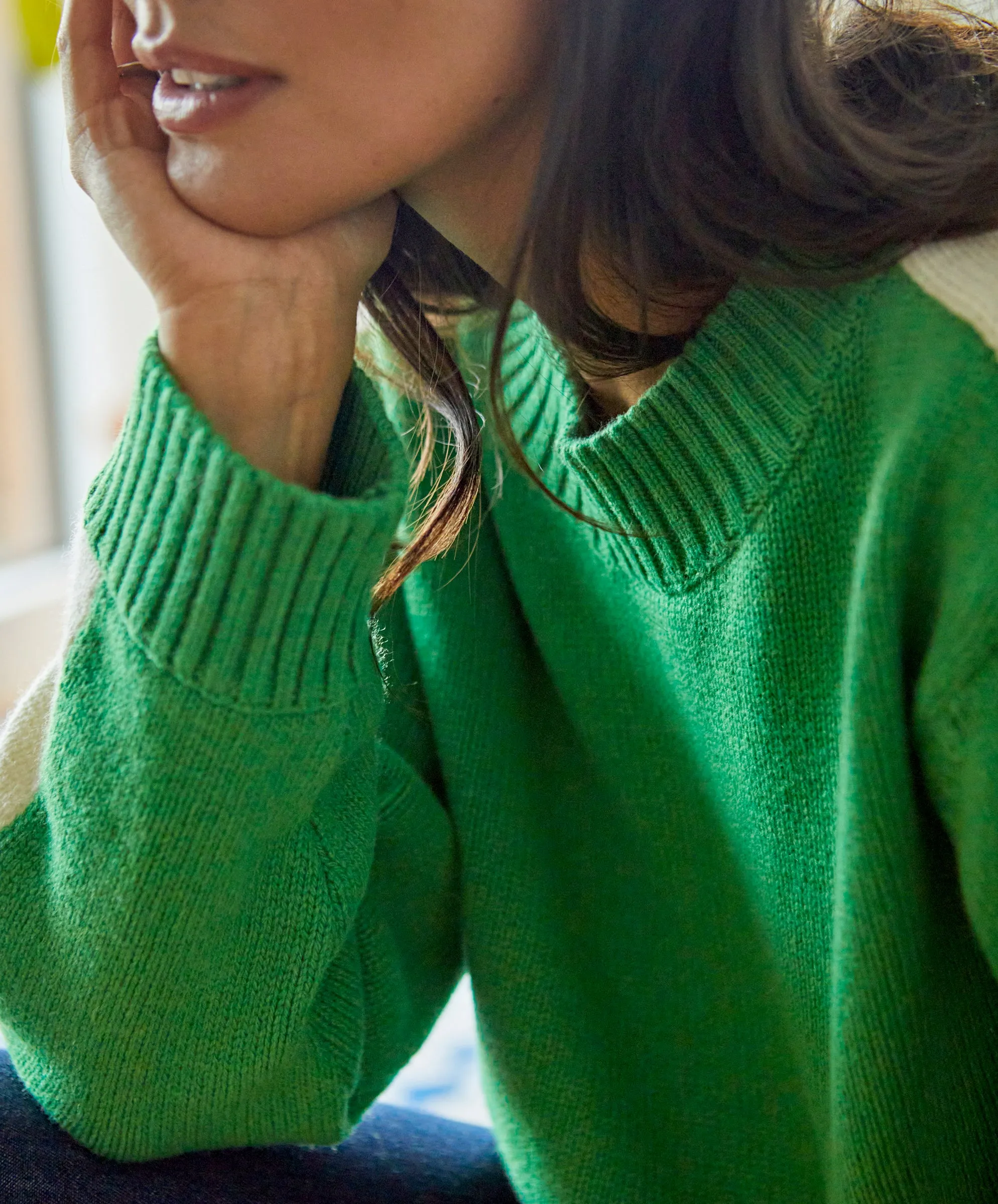 Archer Cashmere Crew with Stripe - SALE sold by Outerknown product image thumbnail 4