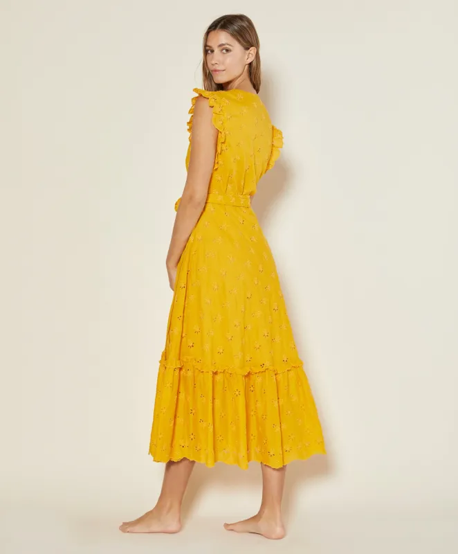 Kahlo Wrap Dress - Outerworn sold by Outerknown