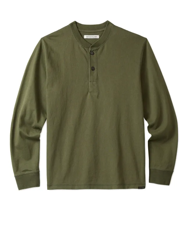 The Big Heavy Tee Henley sold by Outerknown