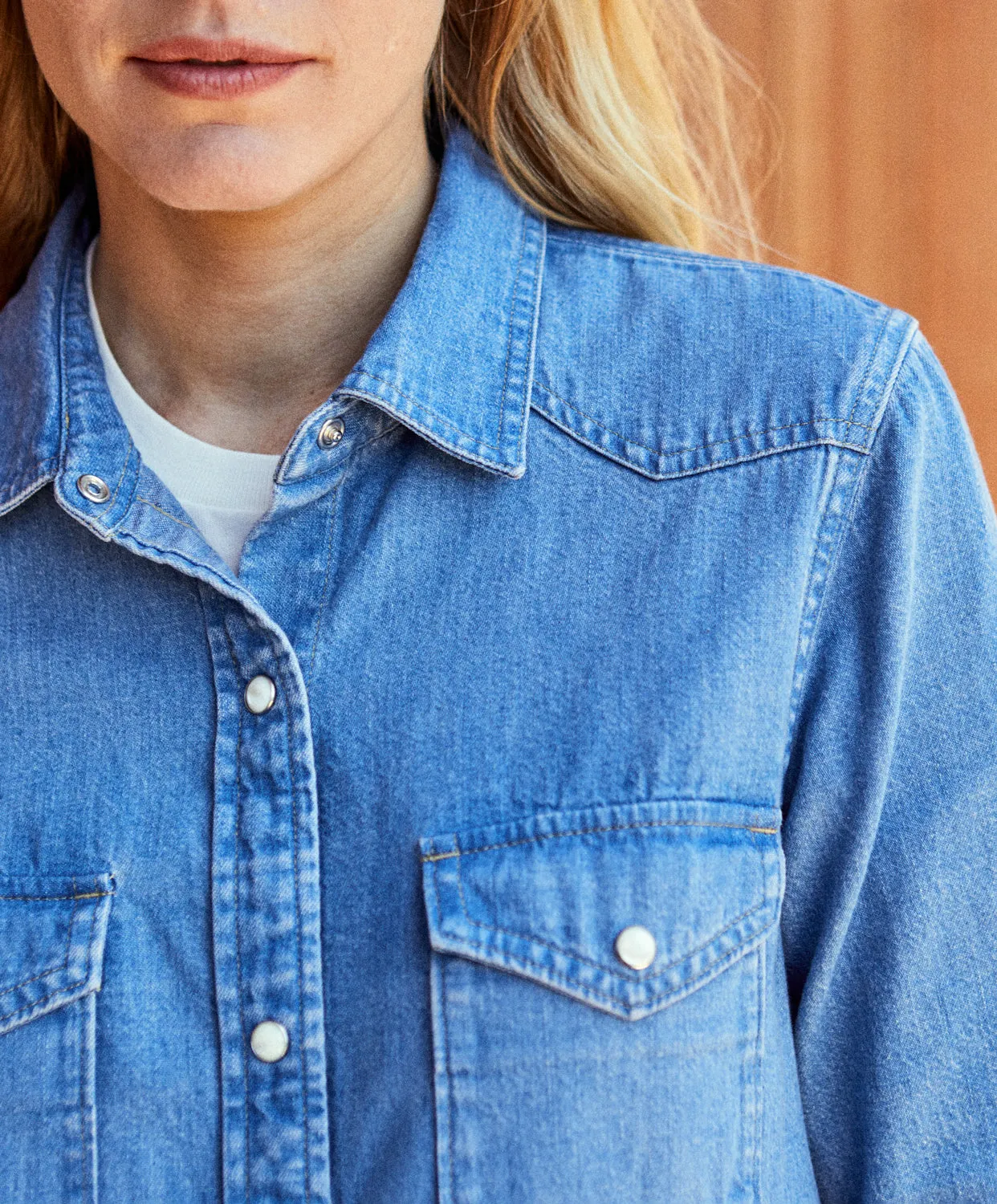 Wyatt Western Denim Shirt - FINAL SALE sold by Outerknown product image thumbnail 5