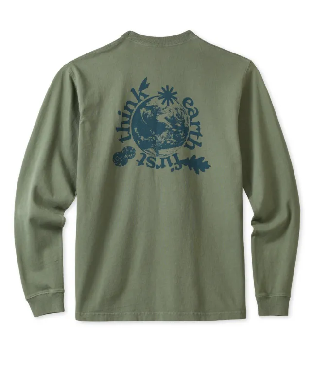 Think Earth First L/S Tee - FINAL SALE sold by Outerknown