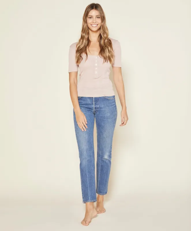 LEN RIB HENLEY - Outerworn sold by Outerknown