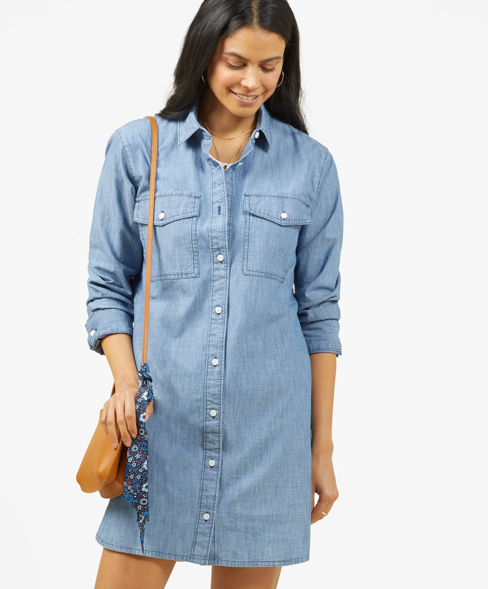 Prospect Chambray Shirt Dress - FINAL SALE sold by Outerknown product image thumbnail 2