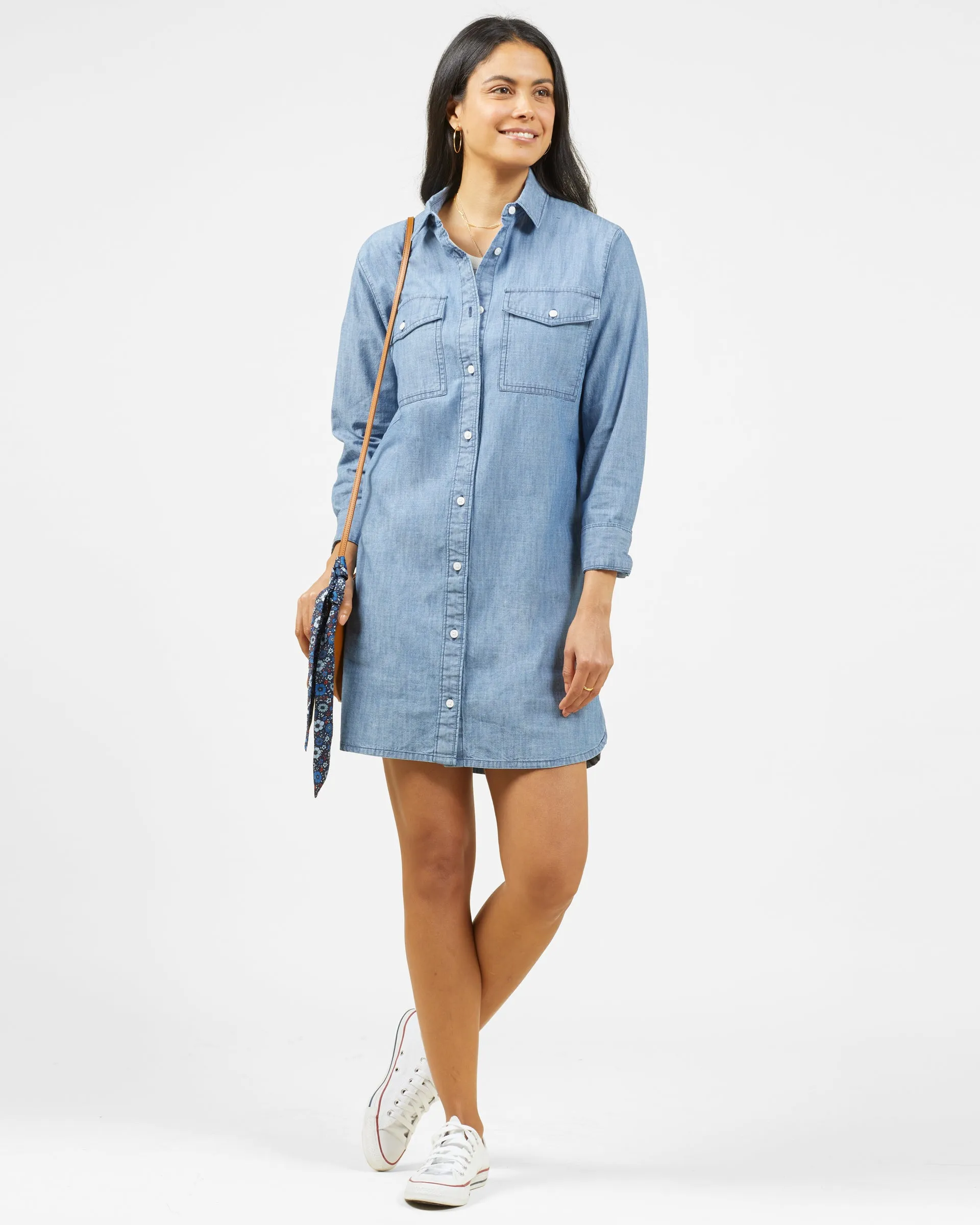 Prospect Chambray Shirt Dress - FINAL SALE sold by Outerknown