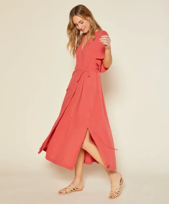 Meraki Wrap Dress - Outerworn sold by Outerknown