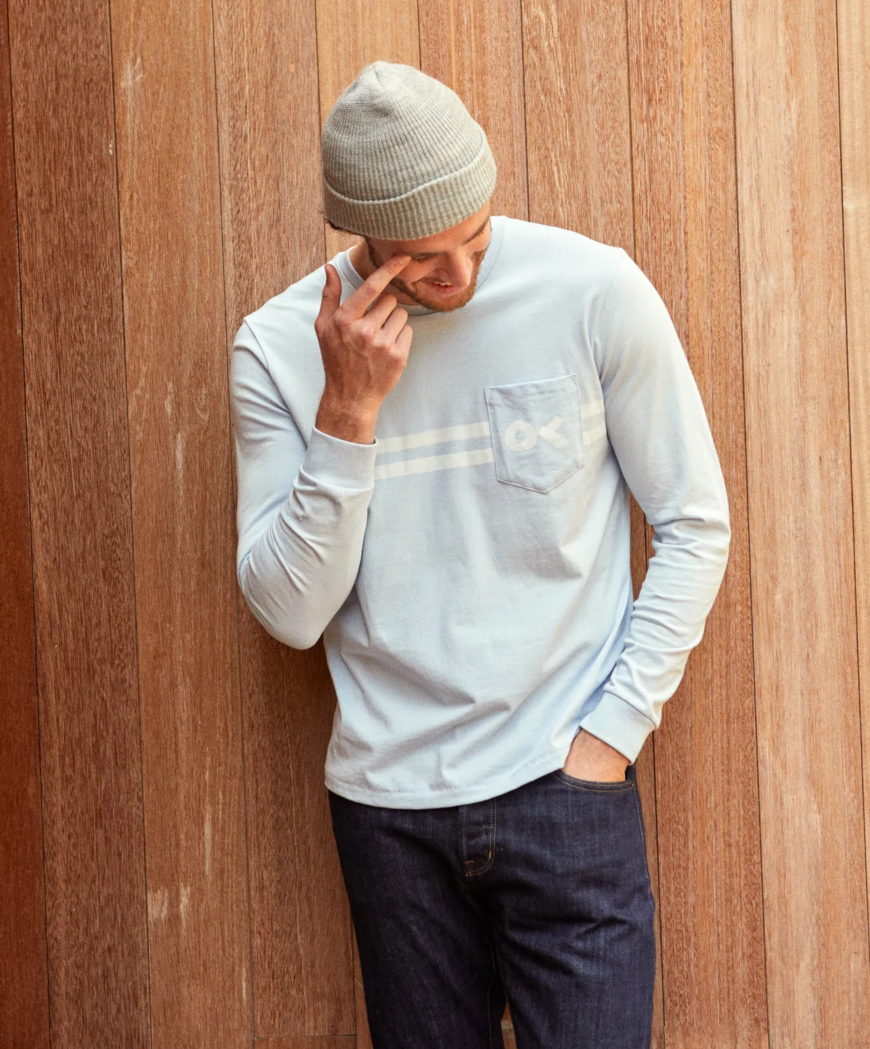Nostalgic Stripe L/S Pocket Tee - SALE sold by Outerknown product image thumbnail 5