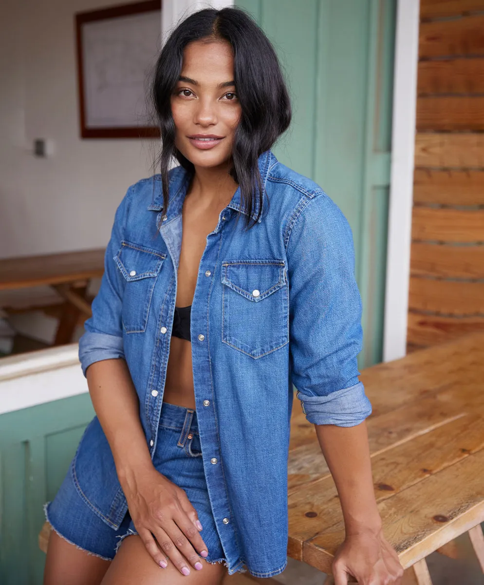 Women's Wyatt Denim Shirt - FINAL SALE sold by Outerknown