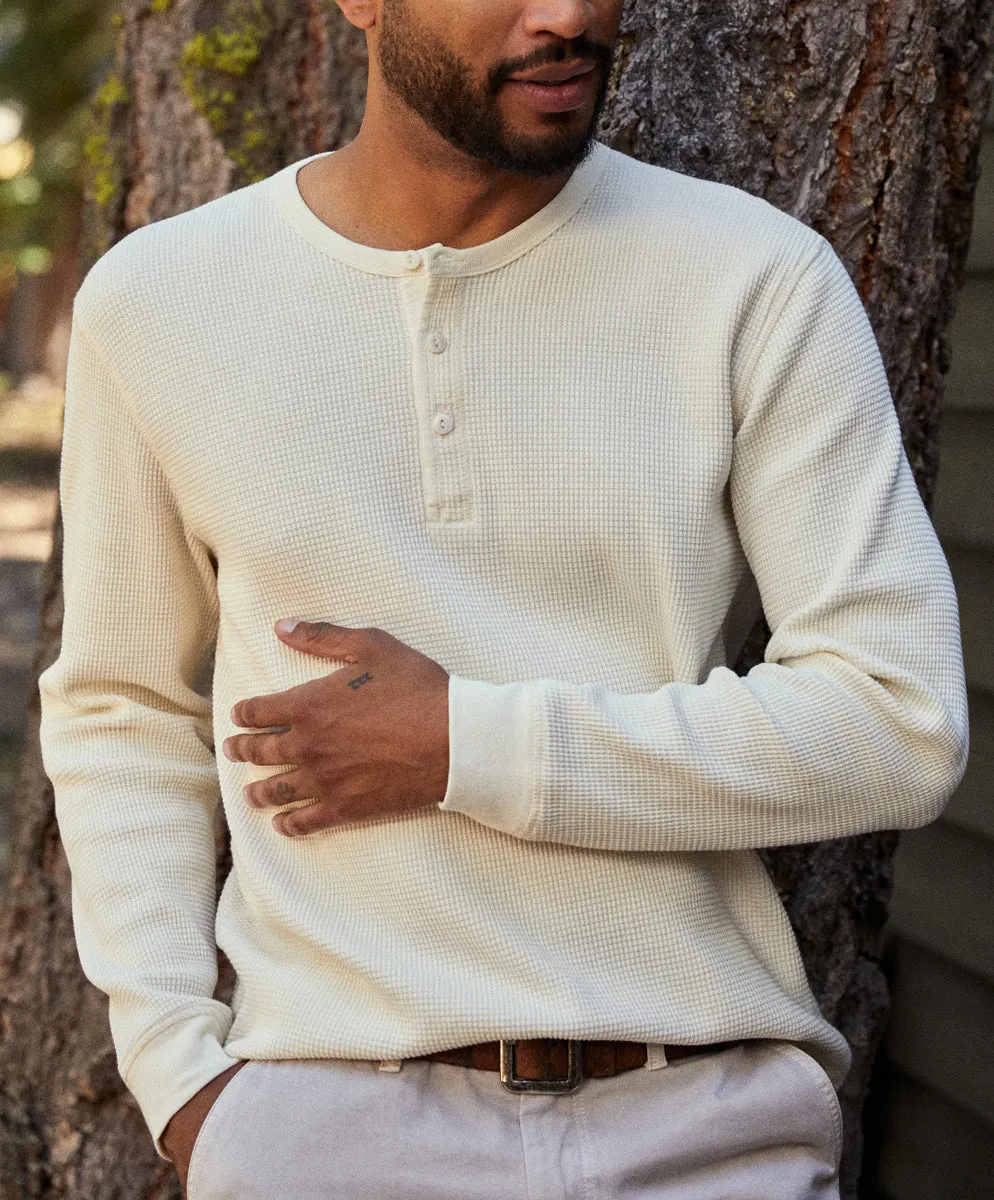 Maritime Waffle Henley - SALE sold by Outerknown product image thumbnail 4