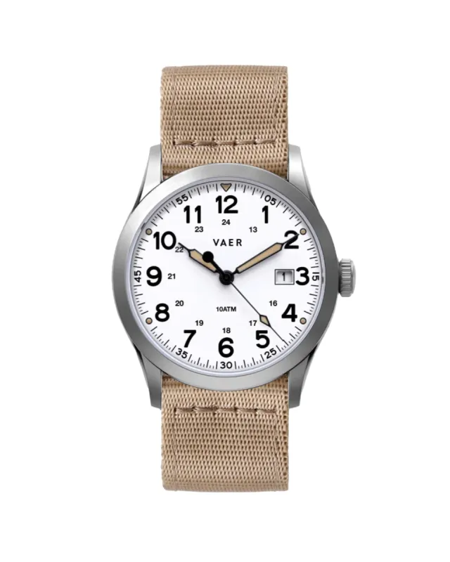 VAER S3 Calendar Field White sold by Outerknown