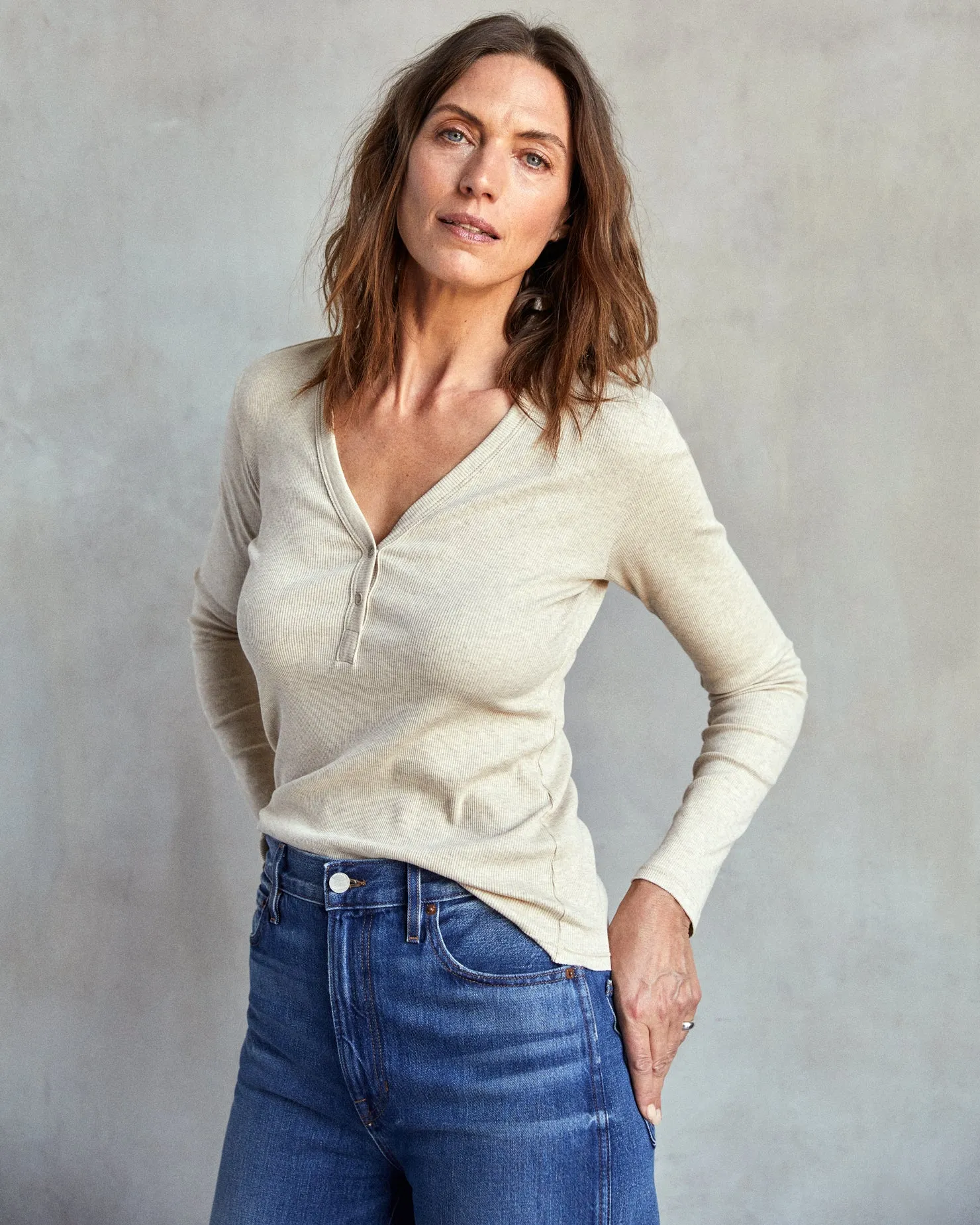 Sojourn Ribbed Henley - FINAL SALE sold by Outerknown product image thumbnail 3