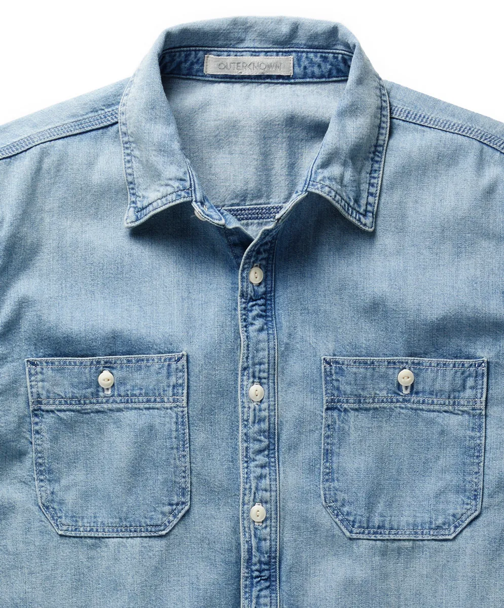 Asbury Denim Workshirt - FINAL SALE sold by Outerknown product image thumbnail 4
