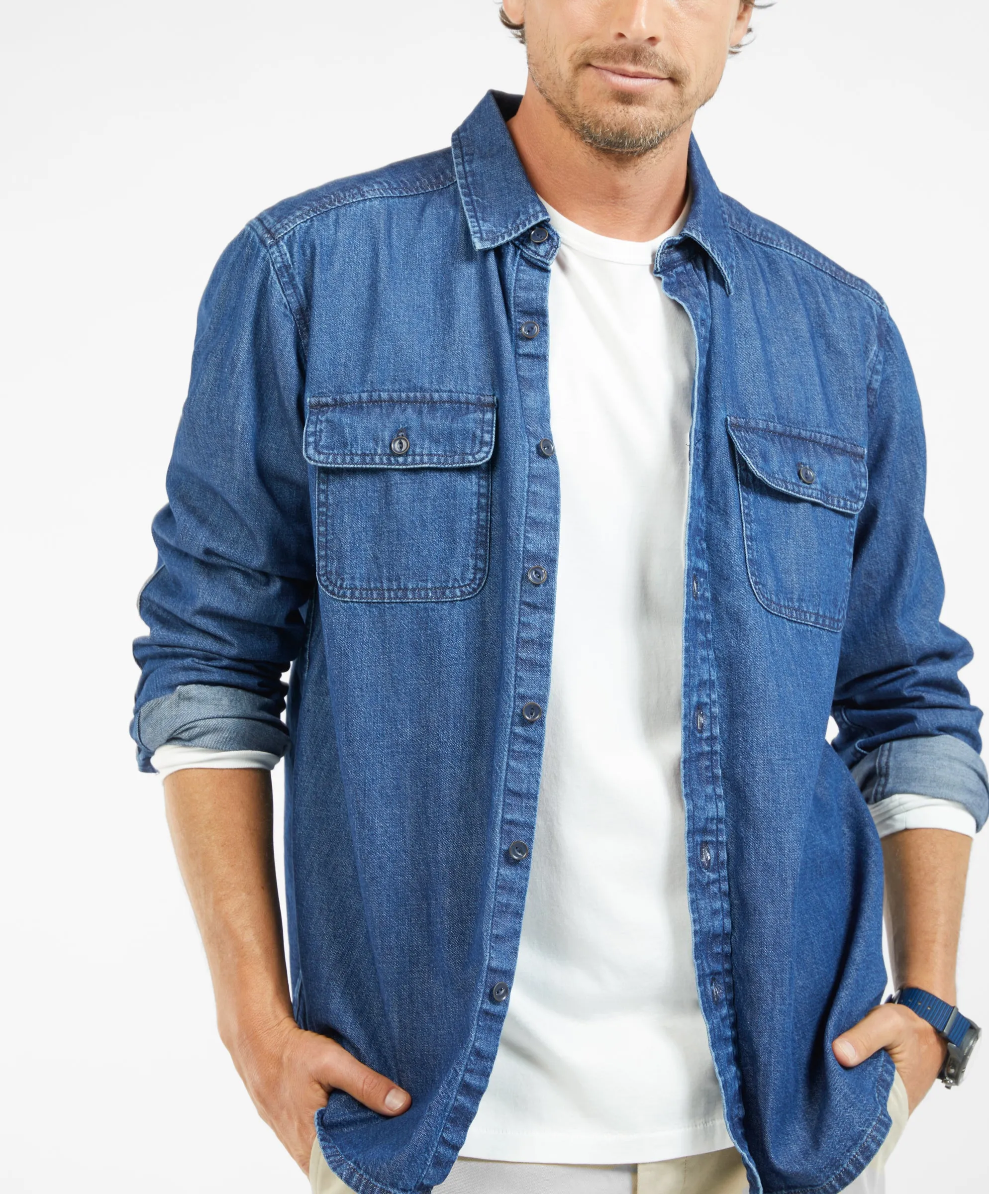 Blueprint Denim Shirt - FINAL SALE sold by Outerknown product image thumbnail 4