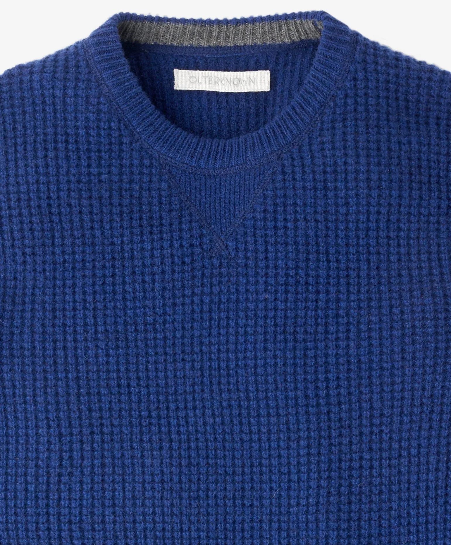 Reimagine Cashmere Waffle Crew - Outerworn sold by Outerknown product image thumbnail 4