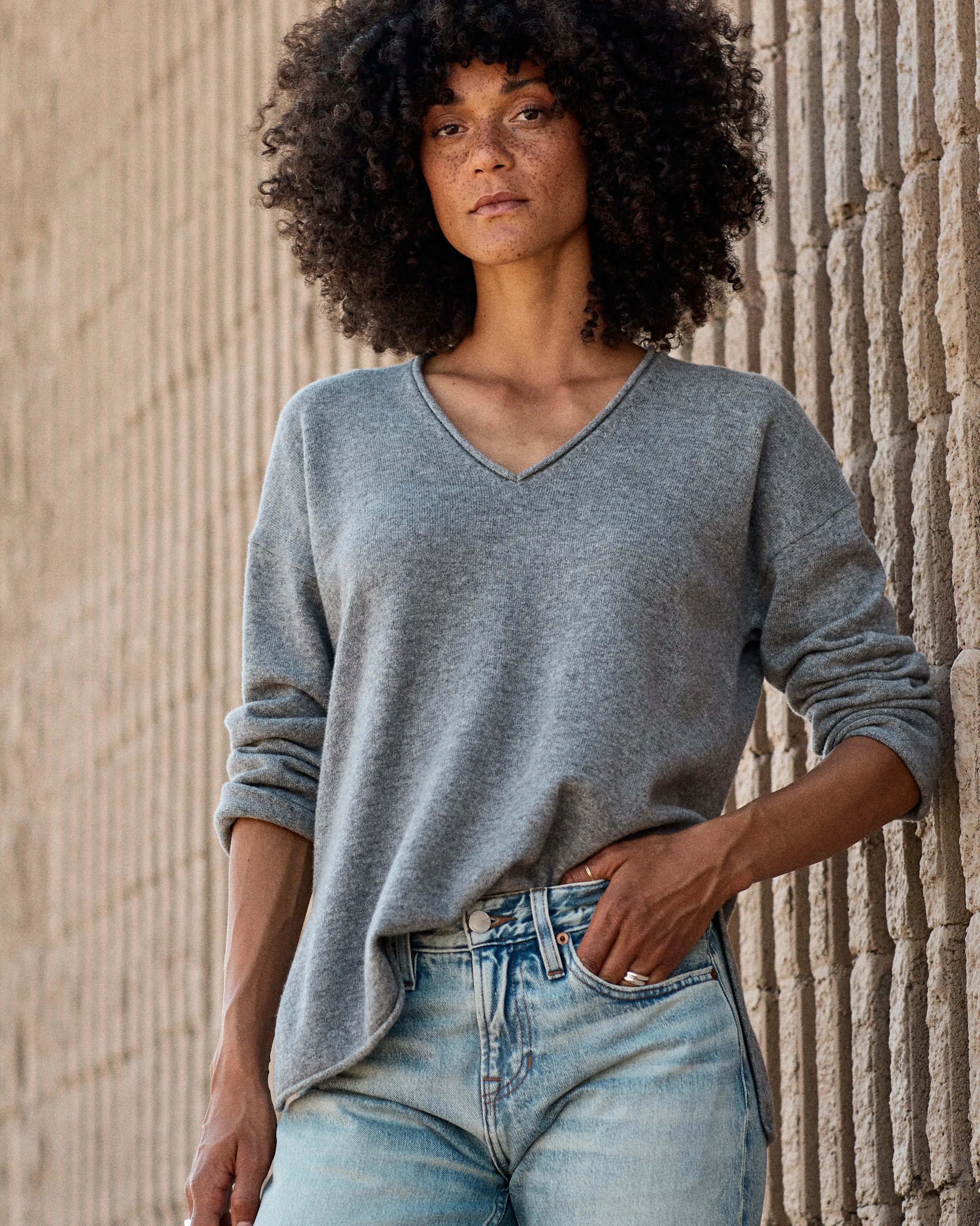 Stowaway V-Neck - Outerworn sold by Outerknown product image thumbnail 3