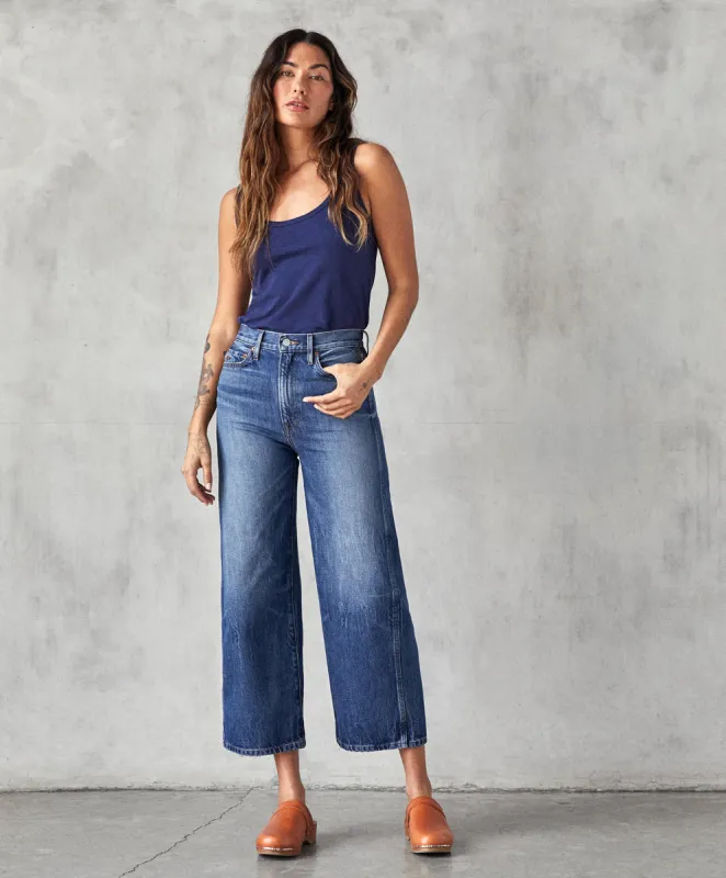 The Brook Wide Leg Jean sold by Outerknown