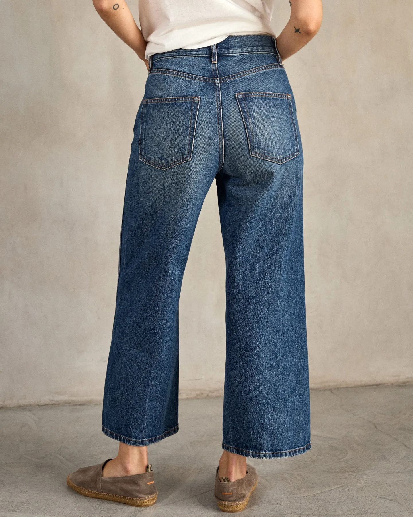 The Brook Wide Leg Jean sold by Outerknown product image thumbnail 4