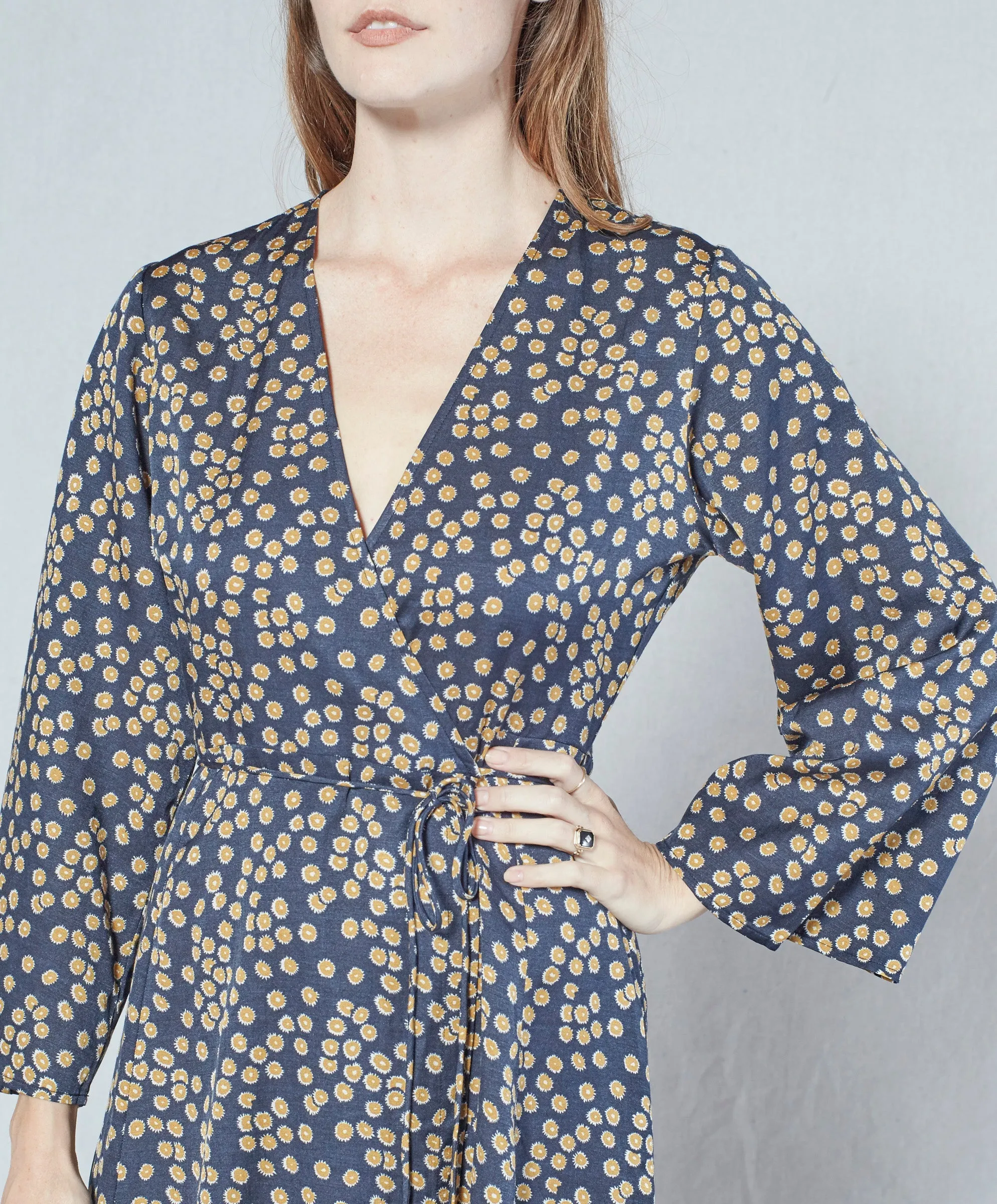 RHIANNON WRAP DRESS - Outerworn sold by Outerknown product image thumbnail 2
