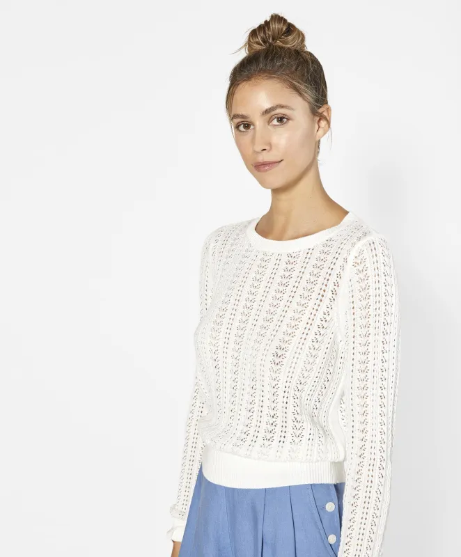 Bardot Pointelle Sweater - Outerworn sold by Outerknown