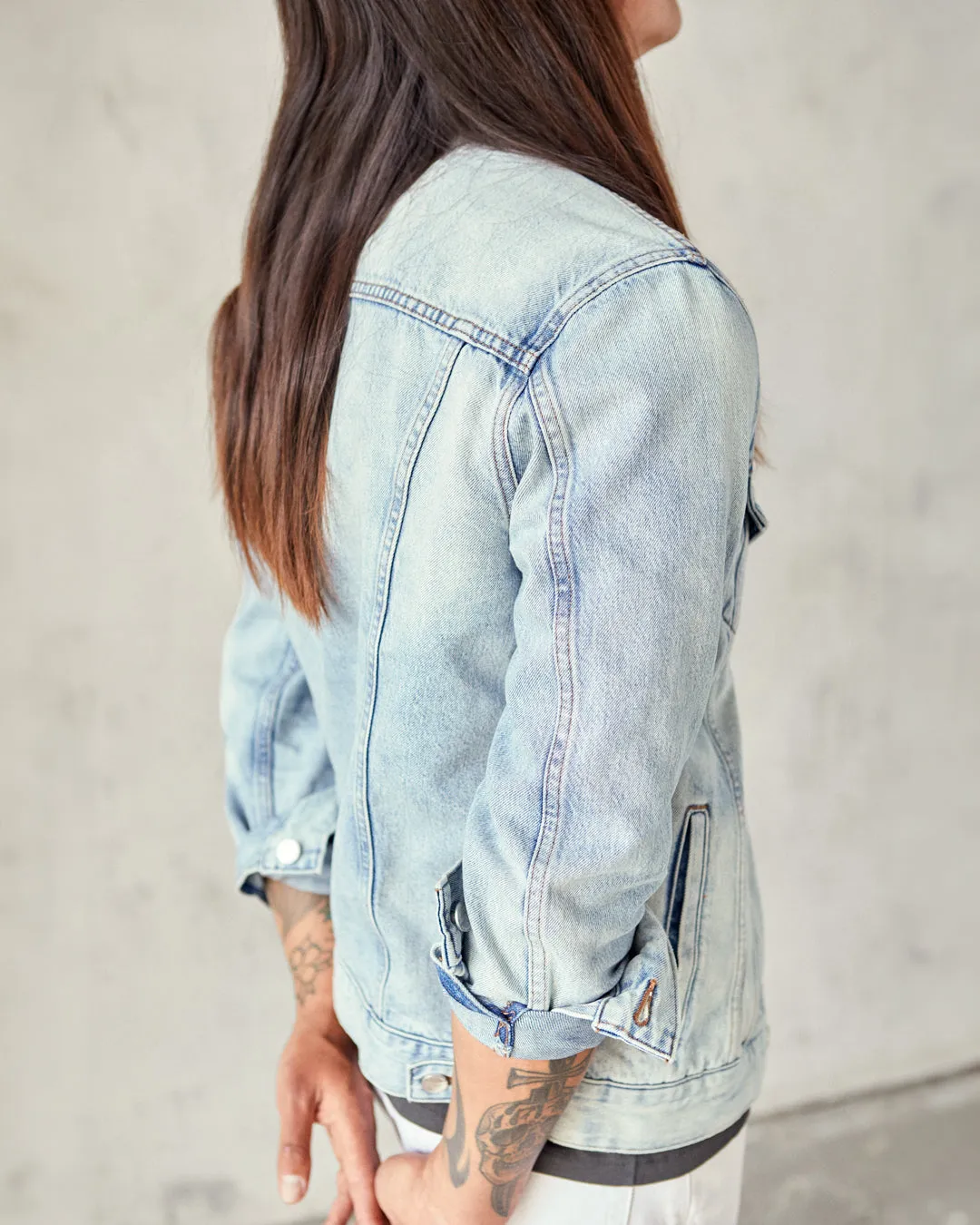 The Tides Trucker Jean Jacket - Outerworn sold by Outerknown product image thumbnail 5