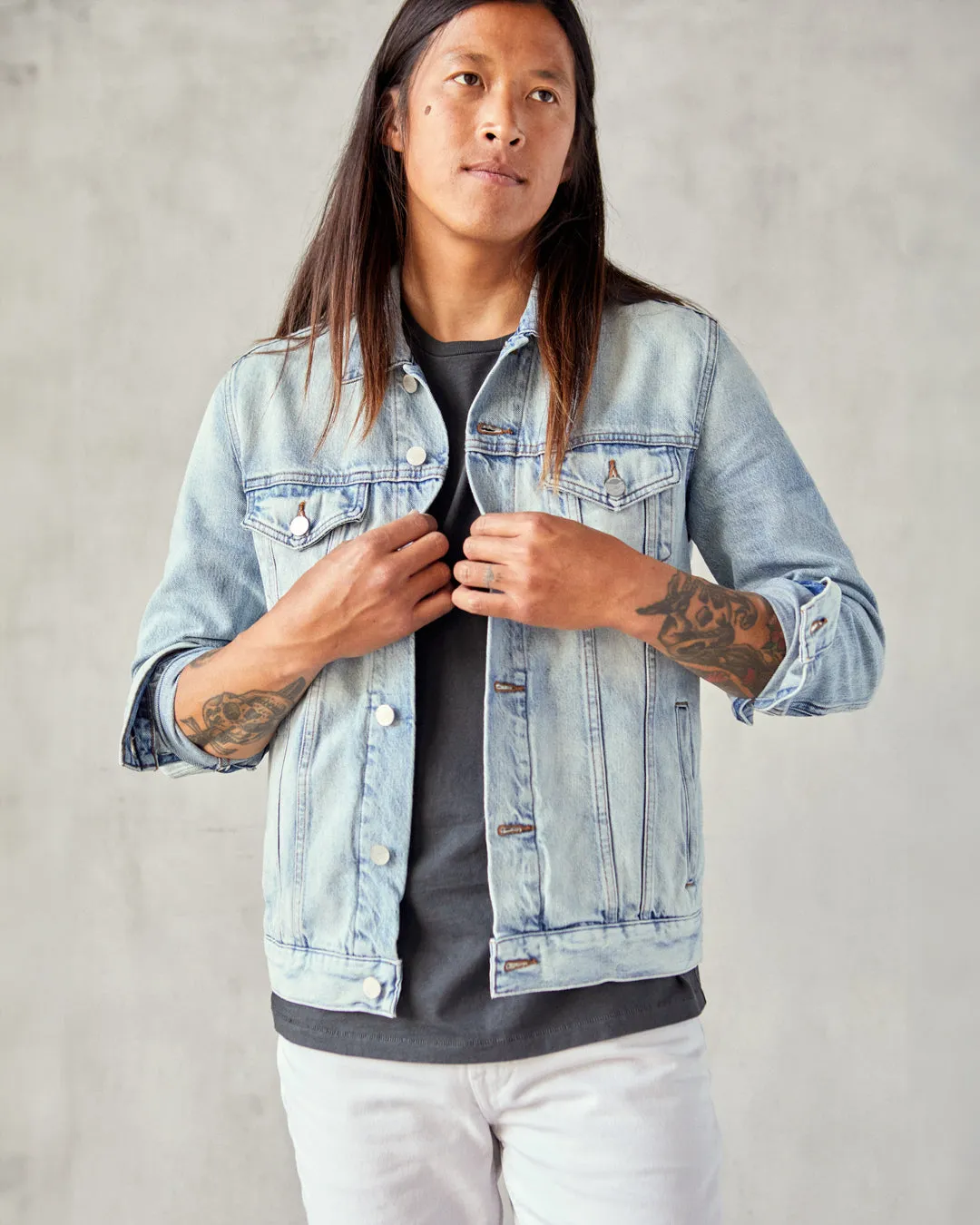 The Tides Trucker Jean Jacket - Outerworn sold by Outerknown product image thumbnail 4