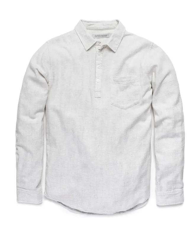 Transitional Flannel Popover - Outerworn sold by Outerknown