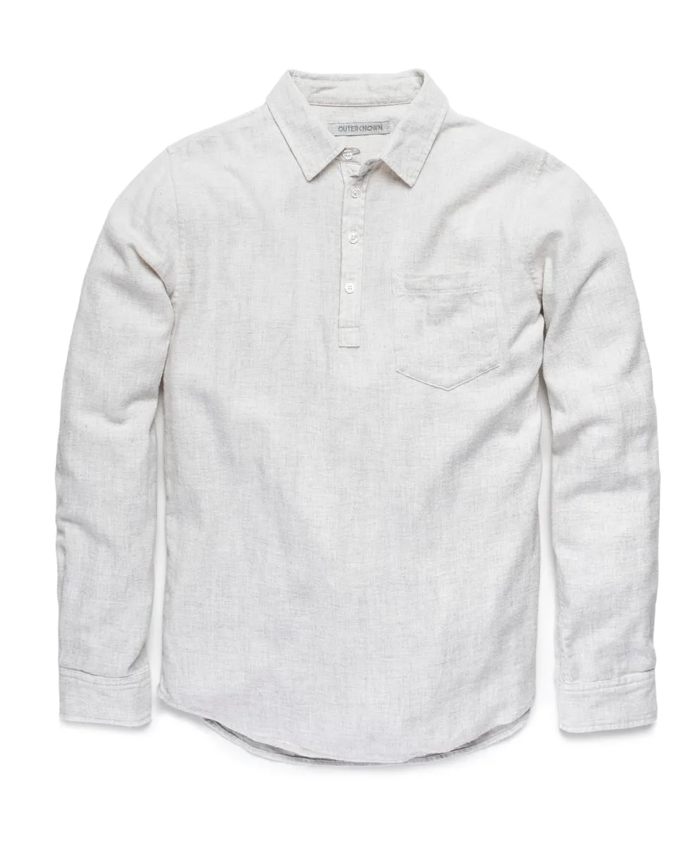 Transitional Flannel Popover - Outerworn sold by Outerknown