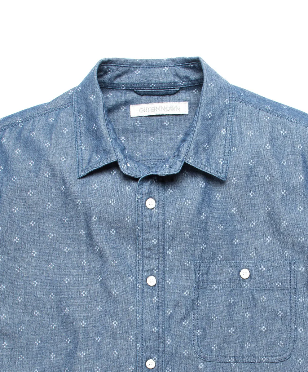 Walker S/S Chambray Shirt - Outerworn sold by Outerknown product image thumbnail 3
